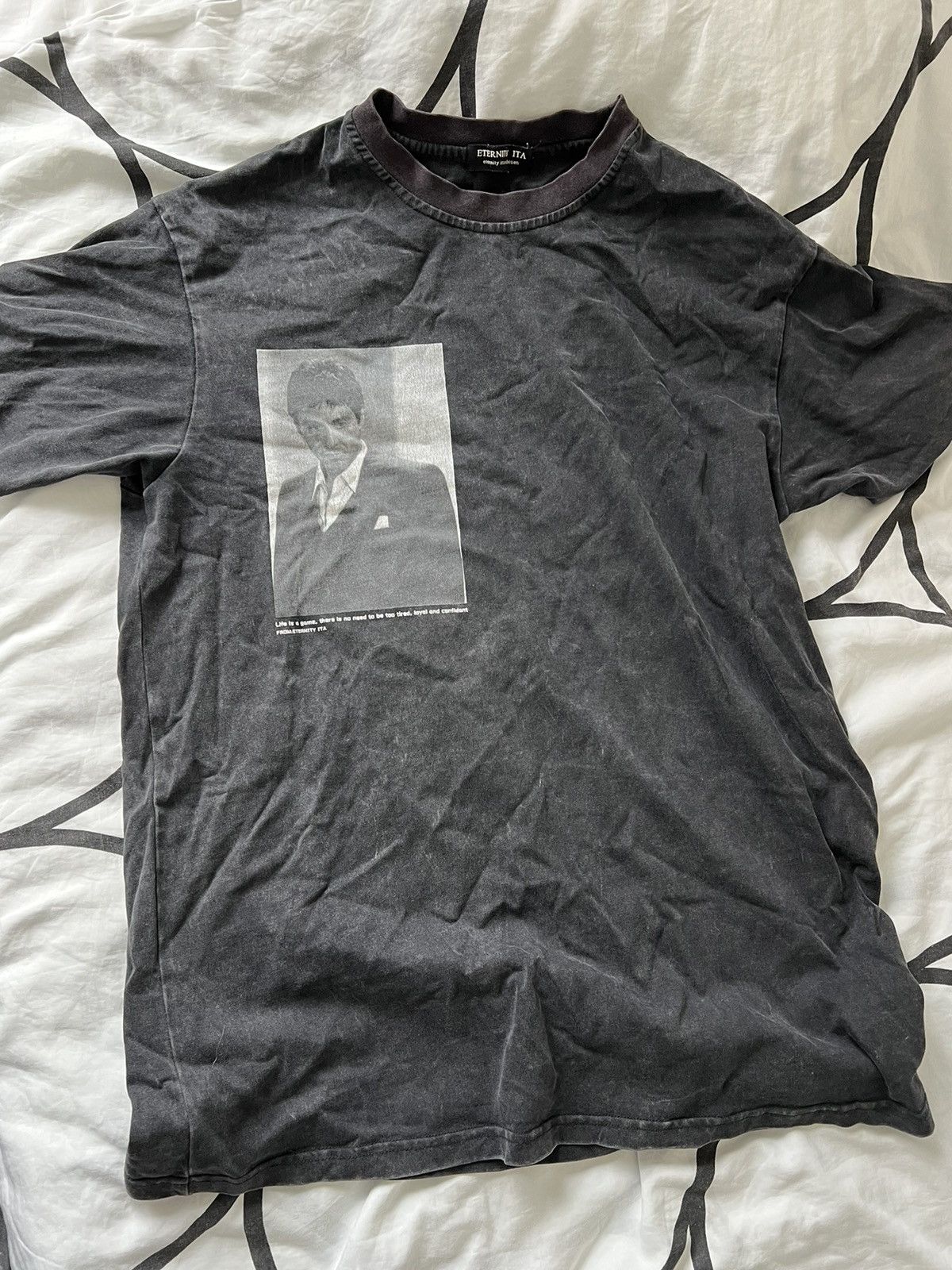 Japanese Brand × Vintage Scarface Acid washed tee Size US M / EU 48-50 / 2 - 1 Thumbnail