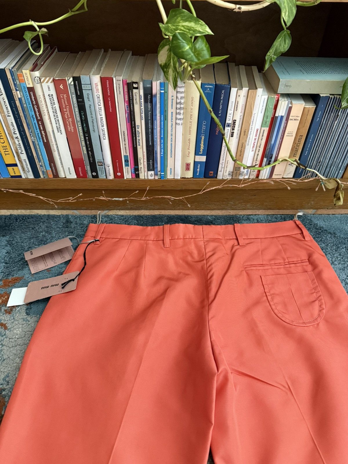 Miu Miu Miu Miu Wmns Nylon Coral Pants Size 30" / US 8 / IT 44 - 6 Thumbnail