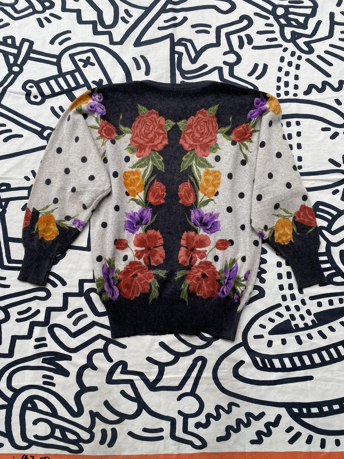 Comme des Garcons Tricot Comme des Garcons Wool Flower Sweatshirt Size US M / EU 48-50 / 2 - 2 Thumbnail