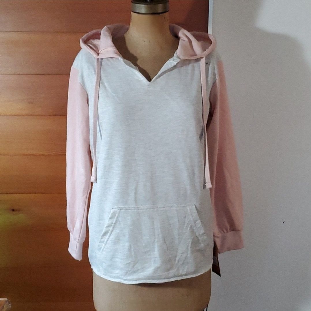 Other MV Sport Size M NEW Hoodie Terrycloth Cameo Pink Heather Size M / US 6-8 / IT 42-44 - 3 Thumbnail