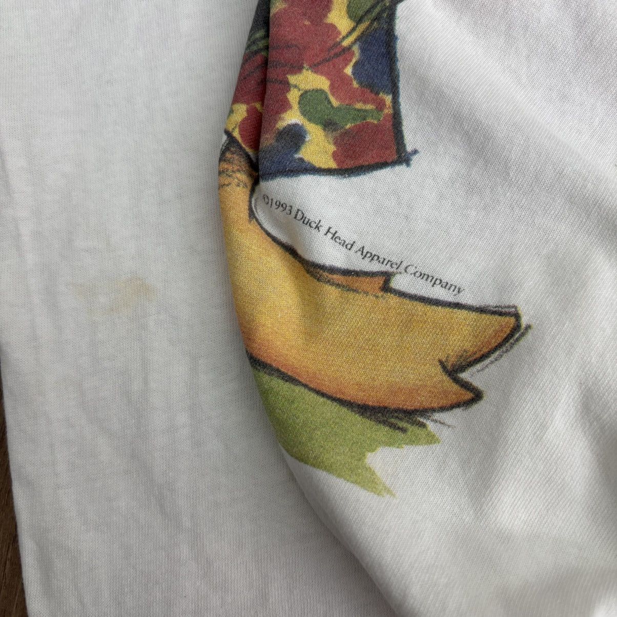 Vintage 90’s Duck Head Apparel Shirt White Single Stitch Tee Size M Size US M / EU 48-50 / 2 - 4 Thumbnail