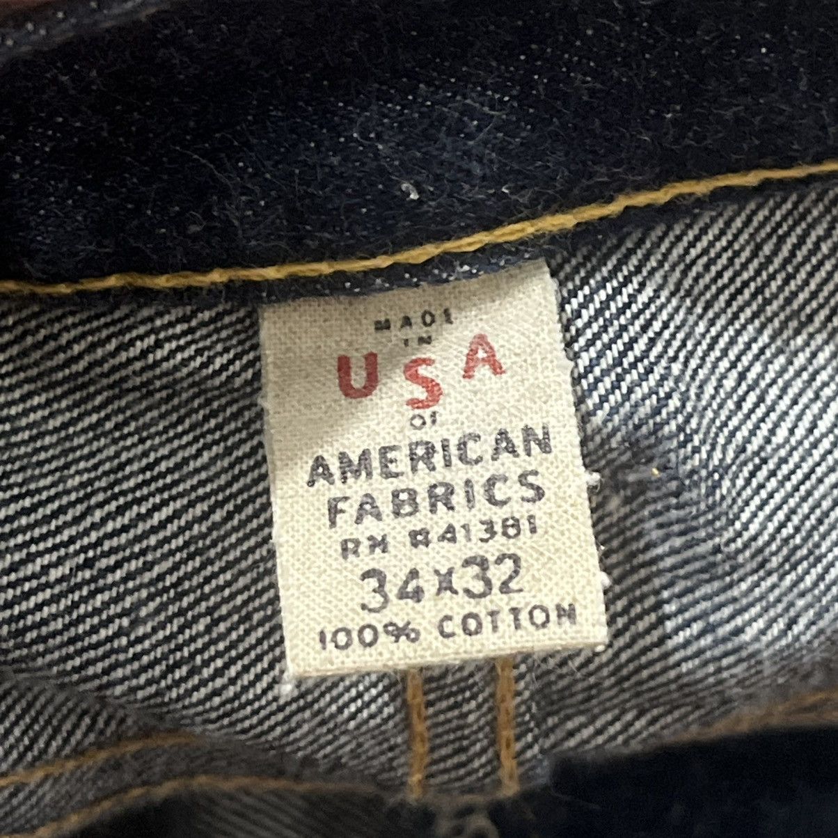 Double RL Selvedge Rigid Denim