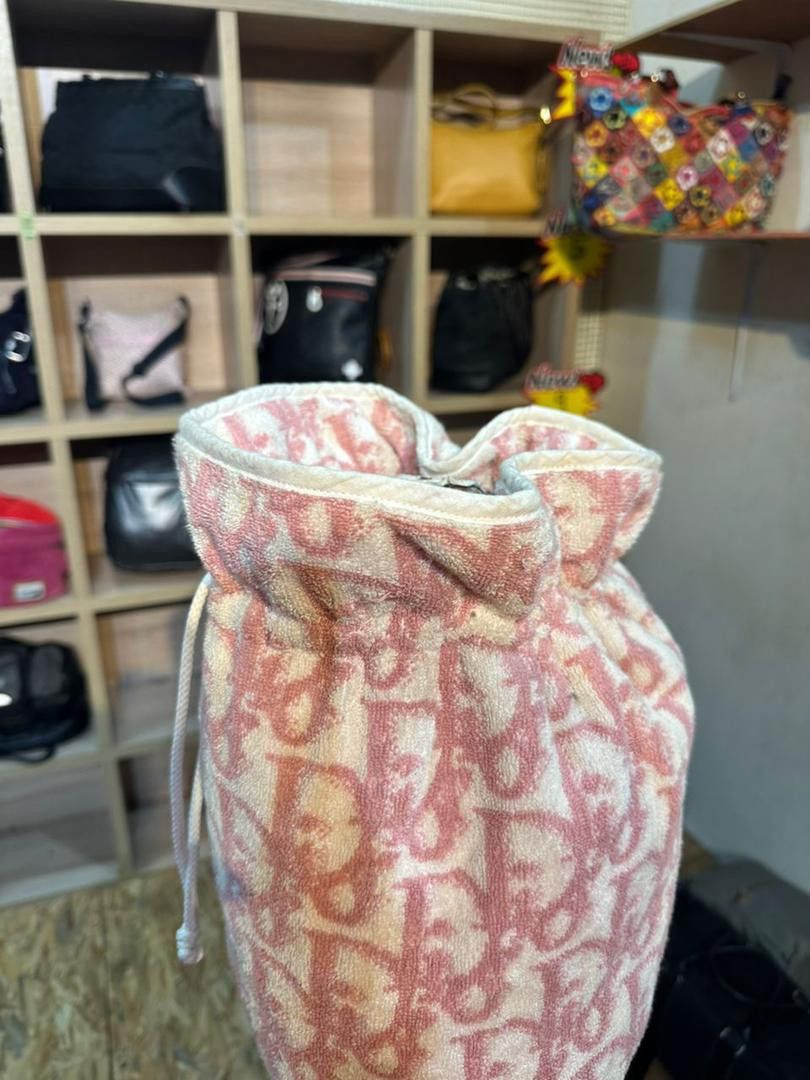 Christian Dior Monsieur Christian Dior Bag Diorissimo Girly Terry Cloth Size ONE SIZE - 17 Thumbnail