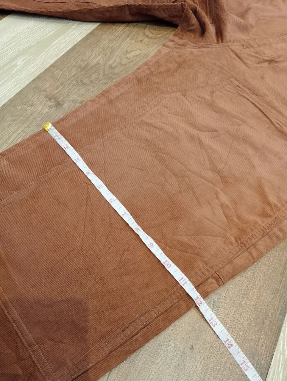 GU GU JAPAN DOUBLE KNEE WIDE BAGGY CORDUROY PANTS Size US 35 - 16 Thumbnail