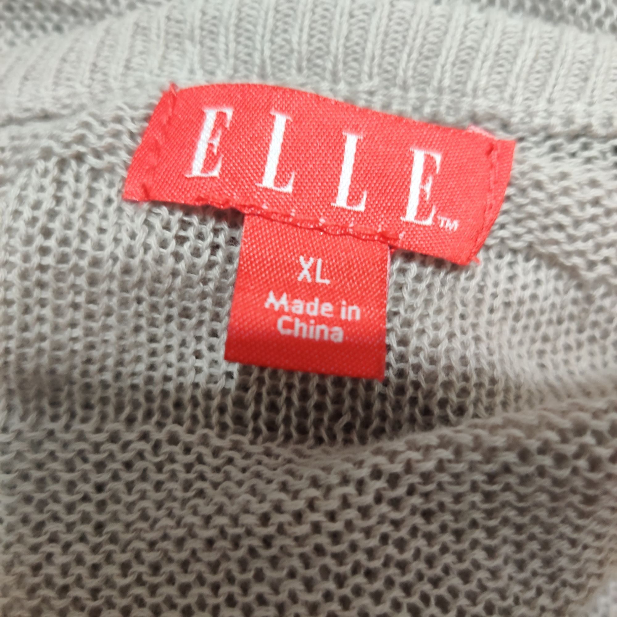 Other Elle Striped Sequin Sweater Lightweight Open Knit Sparkle Pu Size XL / US 12-14 / IT 48-50 - 3 Thumbnail