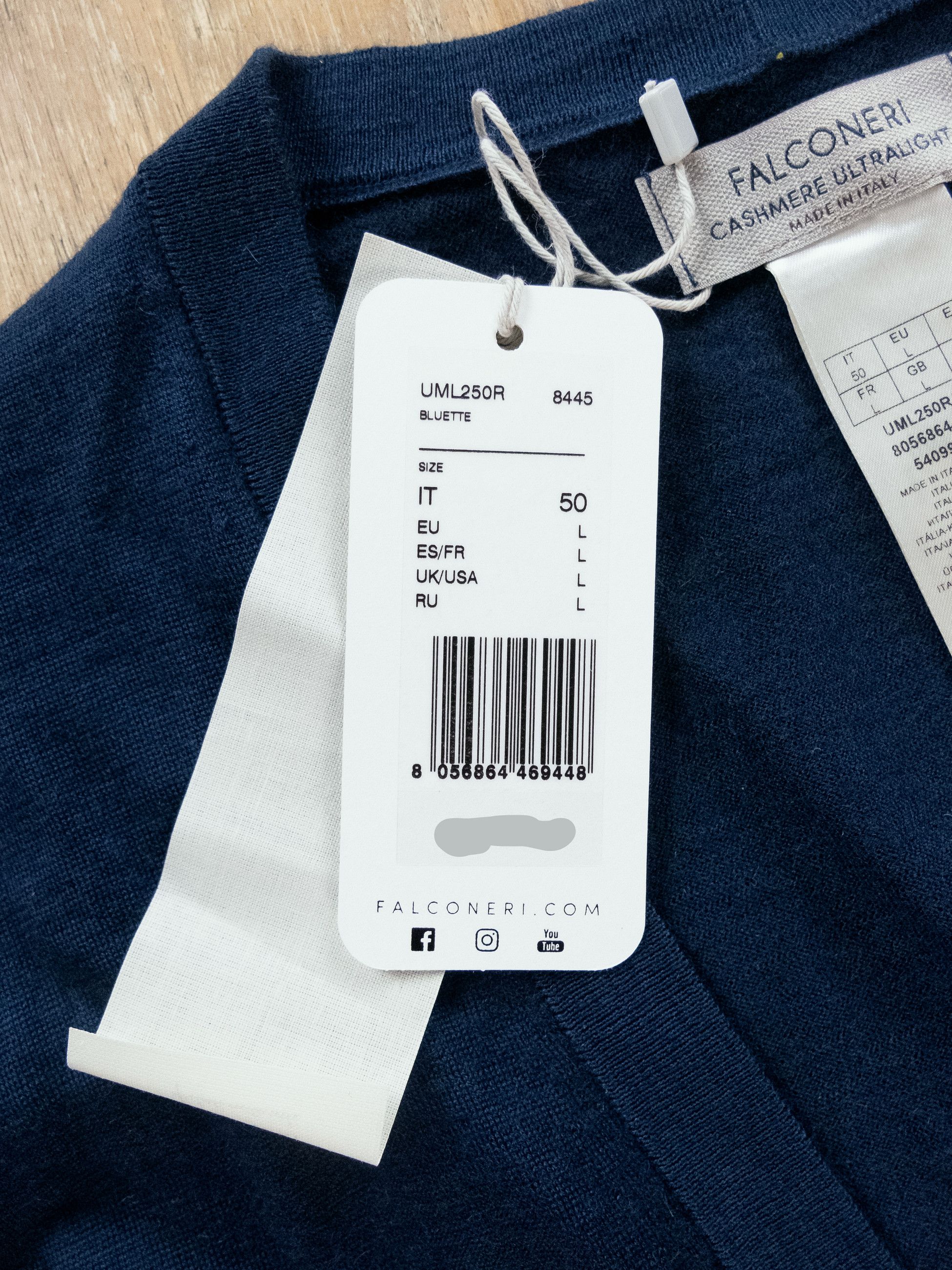 Other FALCONERI blue lightweight cashmere cardigan Large Size US L / EU 52-54 / 3 - 3 Thumbnail