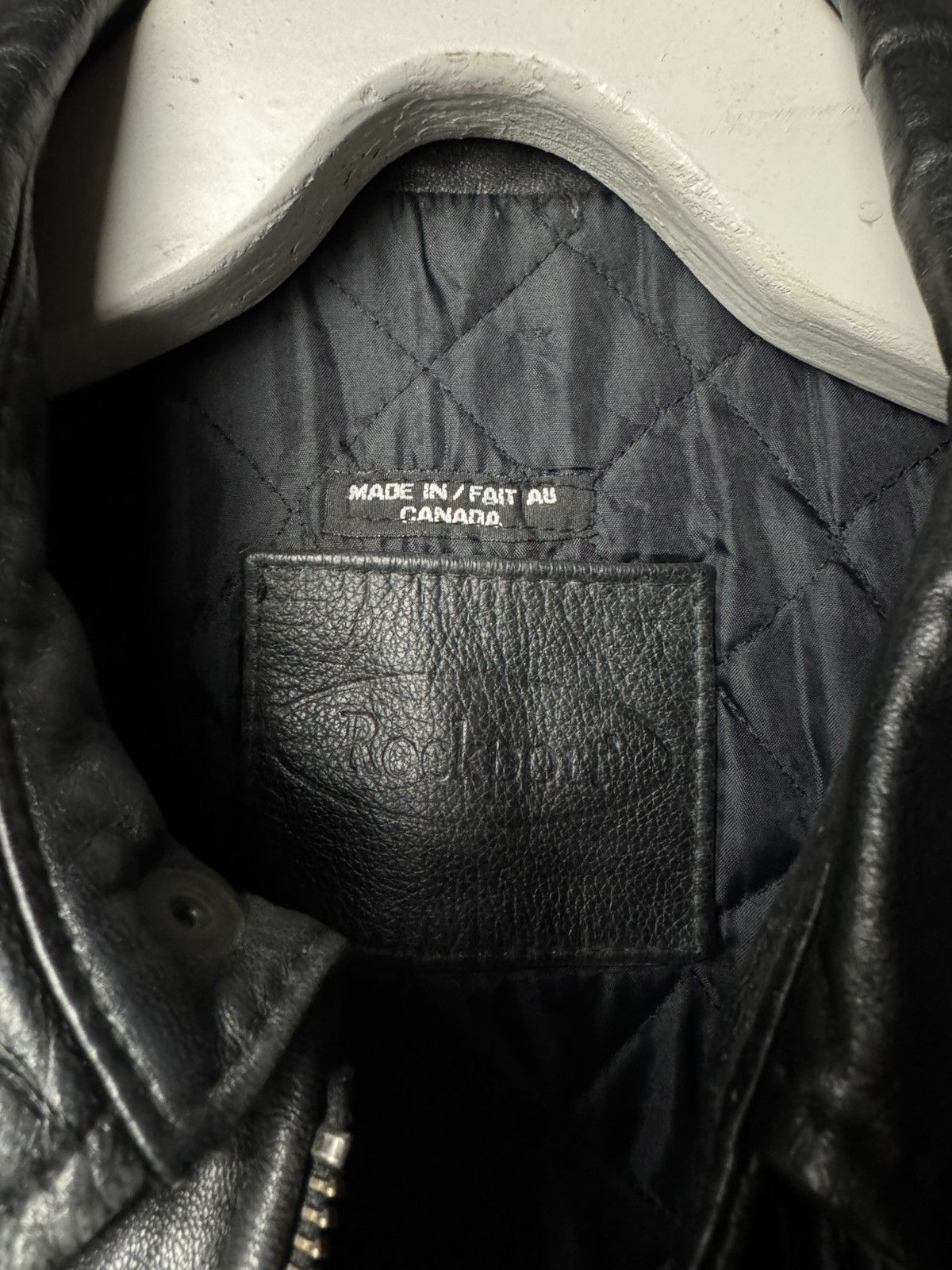 Genuine Leather Rockport 80s 90s Vintage Baggy Detroit Leather Jacket Size US M / EU 48-50 / 2 - 8 Thumbnail