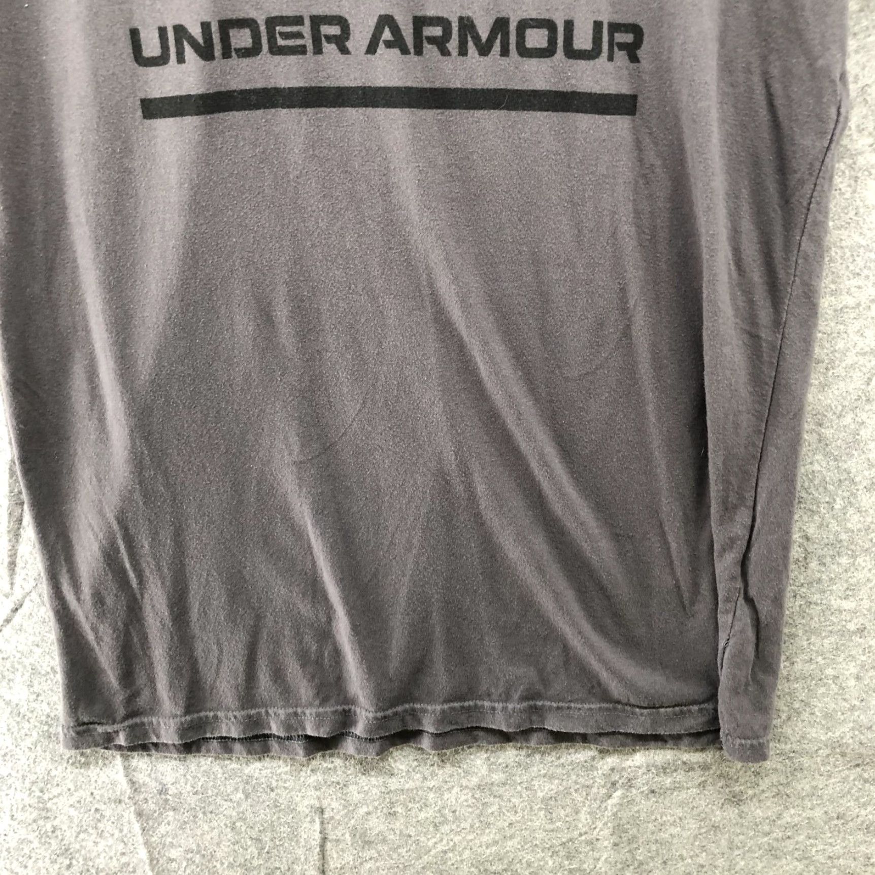 Under Armour Under Armour T Shirt Mens M Heatgear Short Sleeve Crewneck Logo Graphic Gray Size US M / EU 48-50 / 2 - 4 Thumbnail