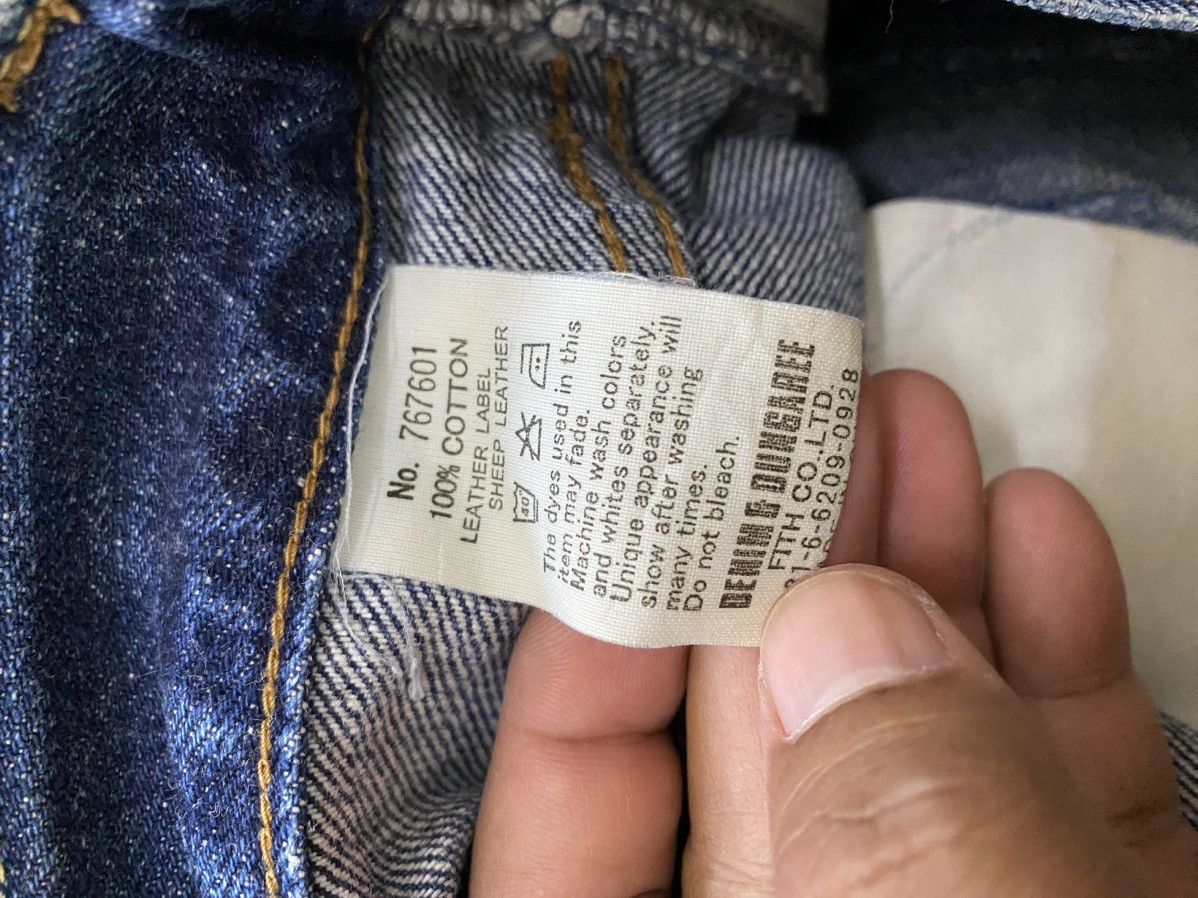 Kapital THRASHED JAPAN BRAND FLY BUTTON SELVEDGE DENIM & DUGAREE Size US 29 - 8 Thumbnail