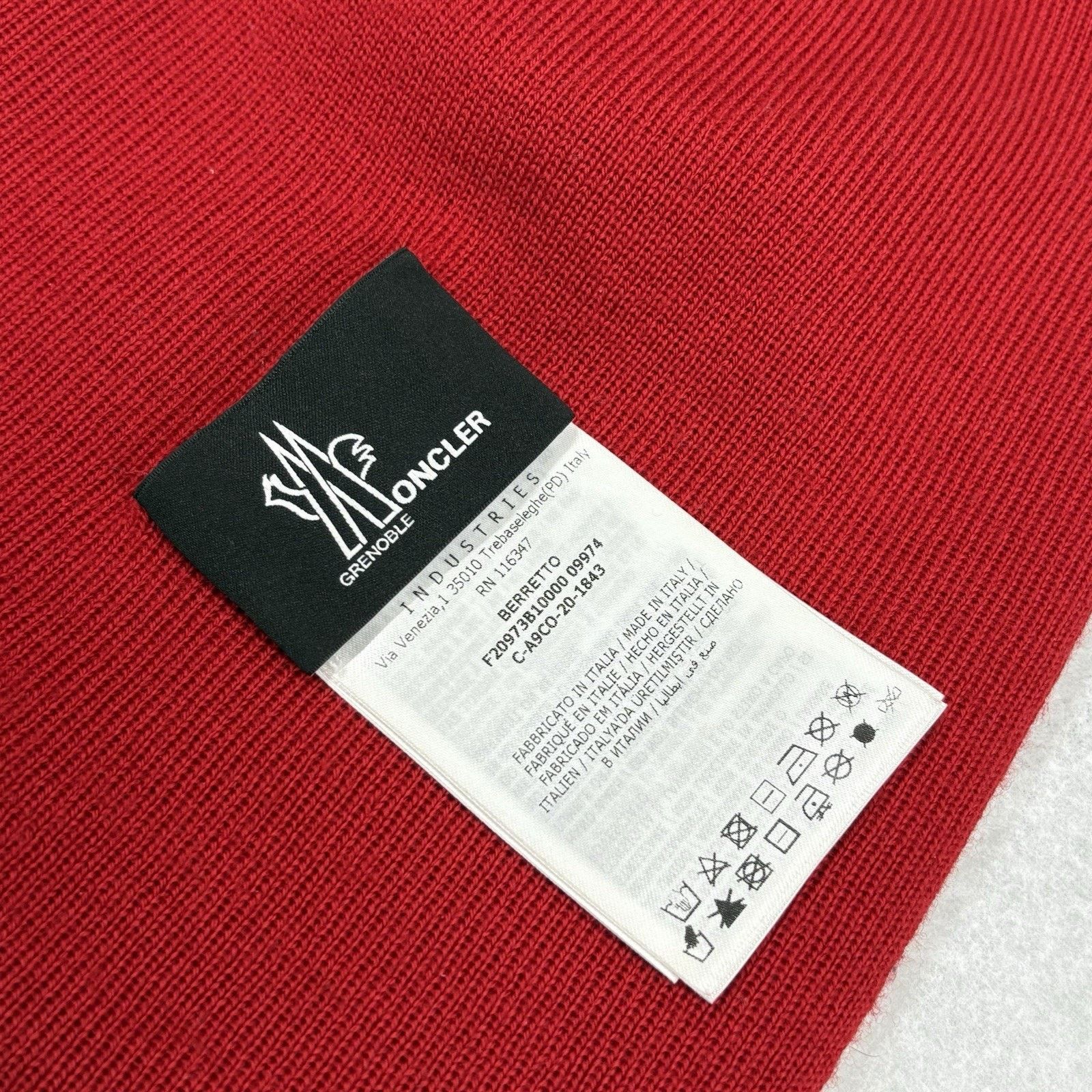 Moncler Grenoble Moncler Grenoble Wool Beanie ' Red ' | NEW! Size ONE SIZE - 10 Thumbnail