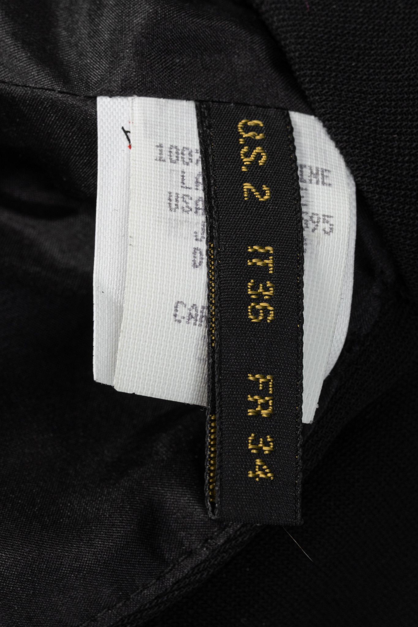 Donna Karan Donna Karan New York Black Wool-Crepe Wrap Blazer Size XS / US 0-2 / IT 36-38 - 11 Thumbnail