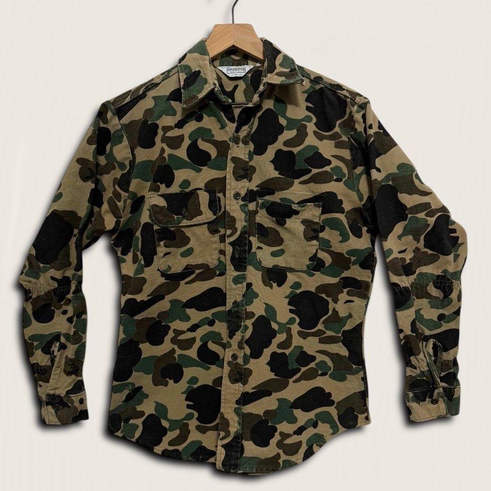 Vintage Vintage Five Brothers Chamois Flannel Frogskin Duck Hunting Camo Custom Sleeves Sz M Size US M / EU 48-50 / 2 - 11 Thumbnail
