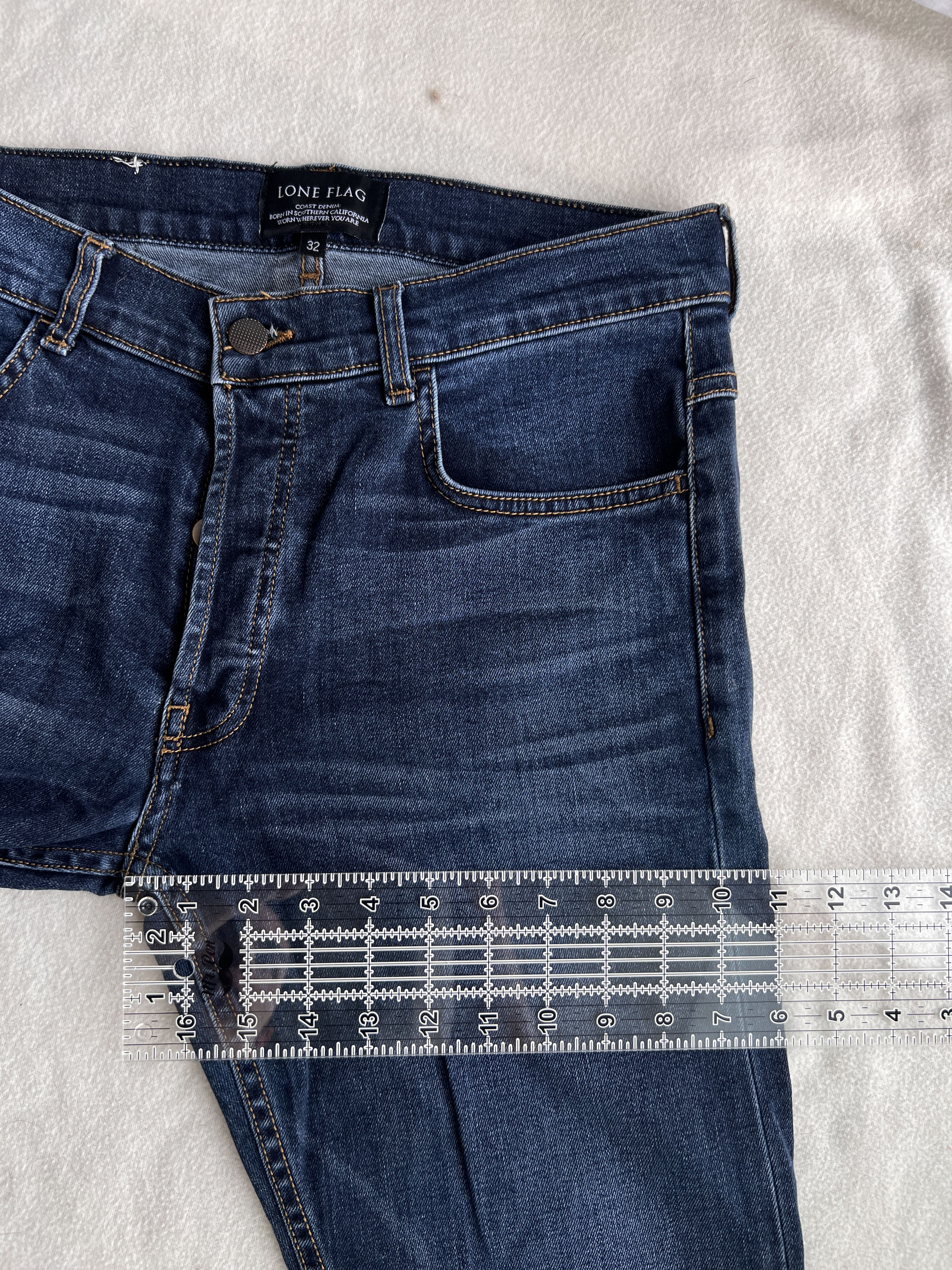 Lone Flag Lone Flag - Slip Taper Raw Hem Denim Size 32 Size US 32 / EU 48 - 6 Thumbnail