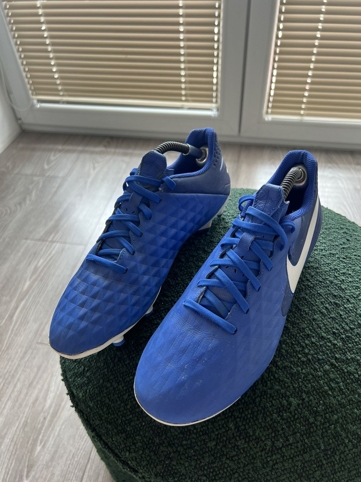 Nike ‼️Nike Tiempo Legend Swoosh 8 Pro FG Hyper Royal Elite Boots‼️ Size US 9 / EU 42 - 17 Thumbnail
