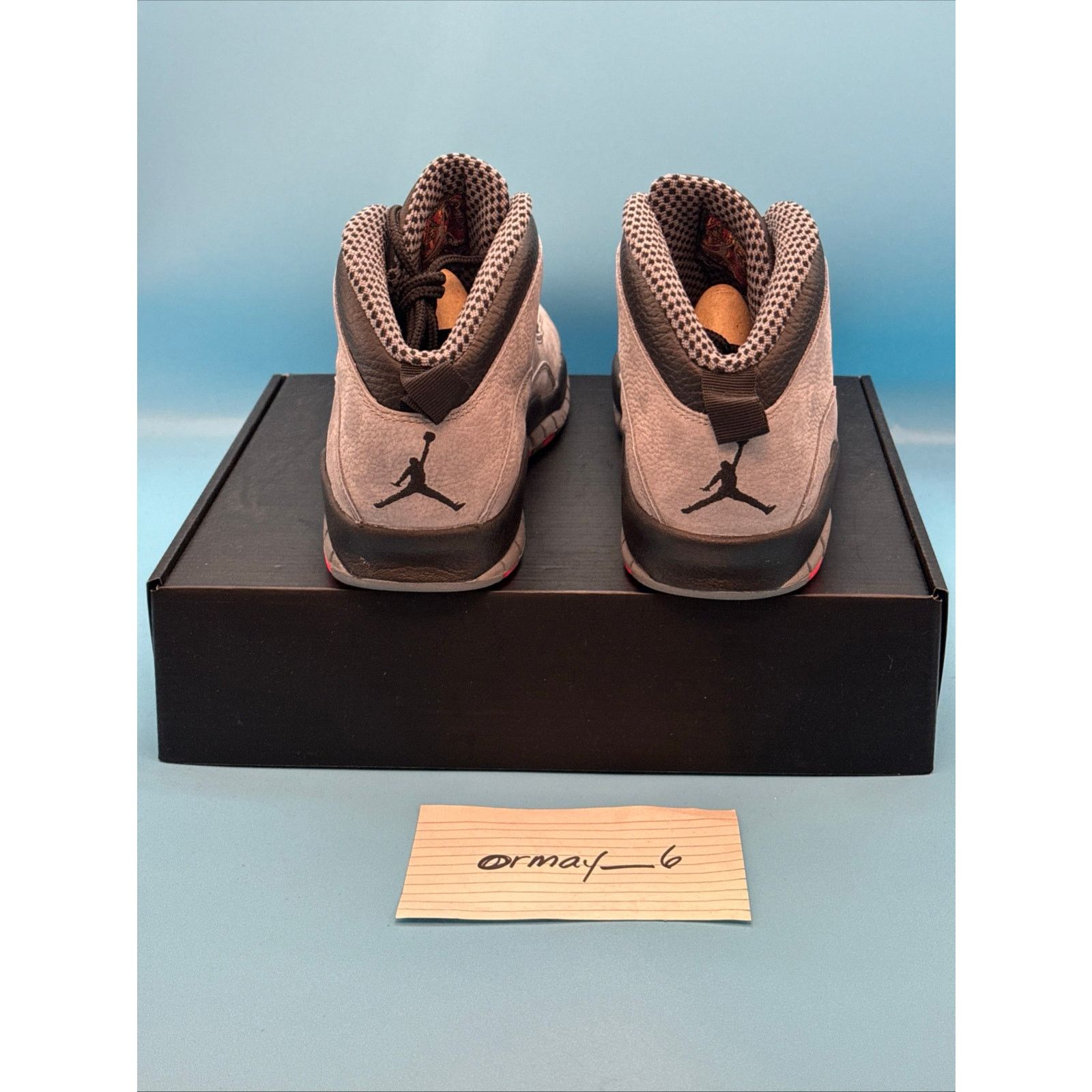 Jordan Brand Air Jordan retro 10 2013 Cool Grey Infrared m8.5 w10 Size US 8.5 / EU 41-42 - 5 Thumbnail