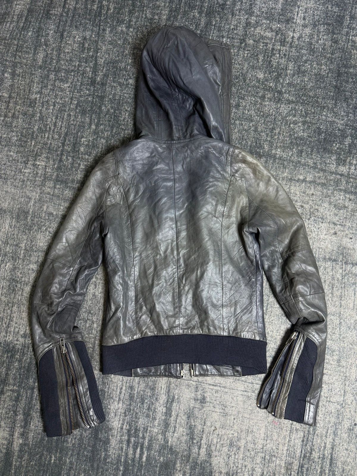 MOUSSY B2V- MOUSSY LEATHER JACKET(2)༒ Size US M / EU 48-50 / 2 - 6 Thumbnail