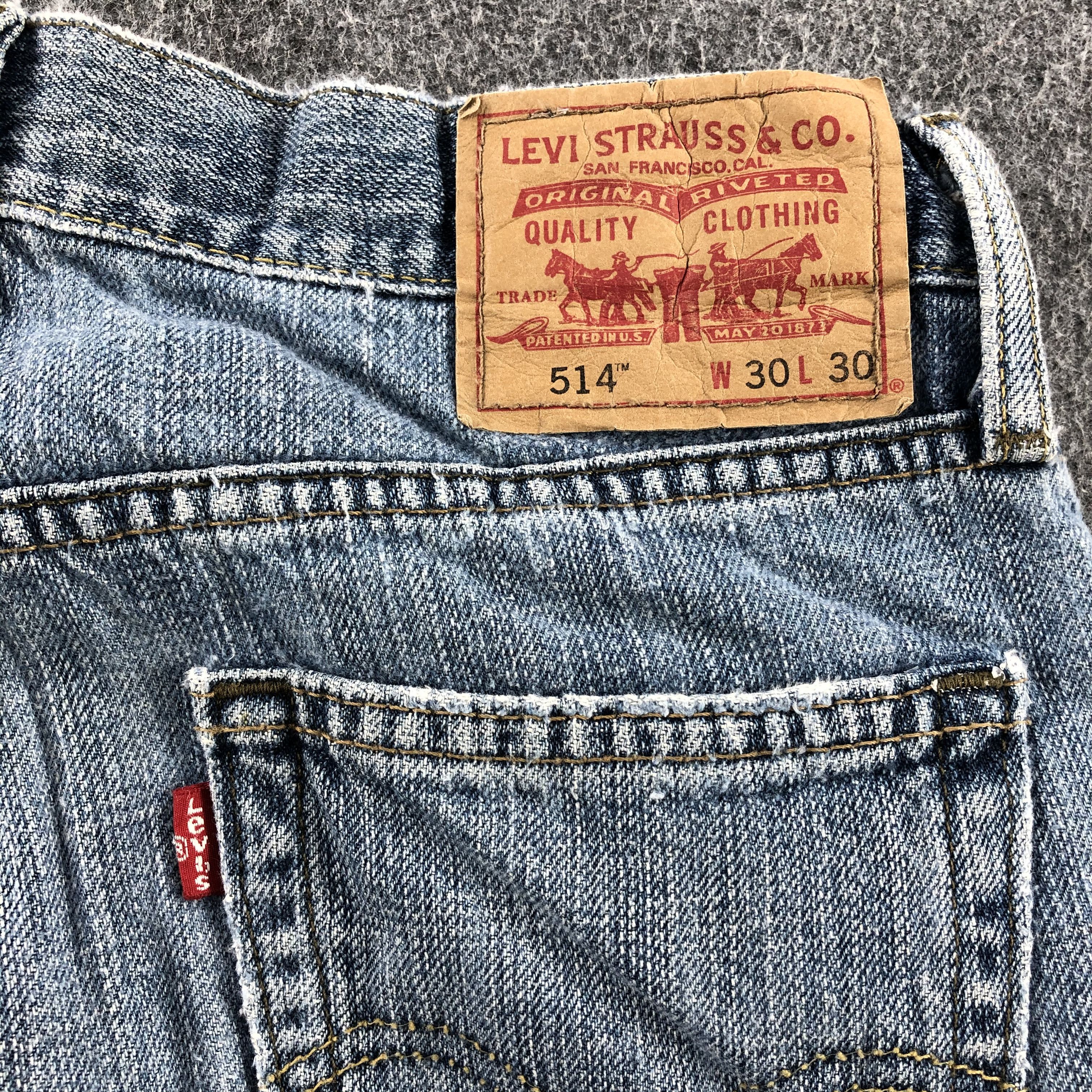 Levi's Vintage Mid Blue Levis 514 Jeans-J1277 Size US 30 / EU 46 - 5 Thumbnail