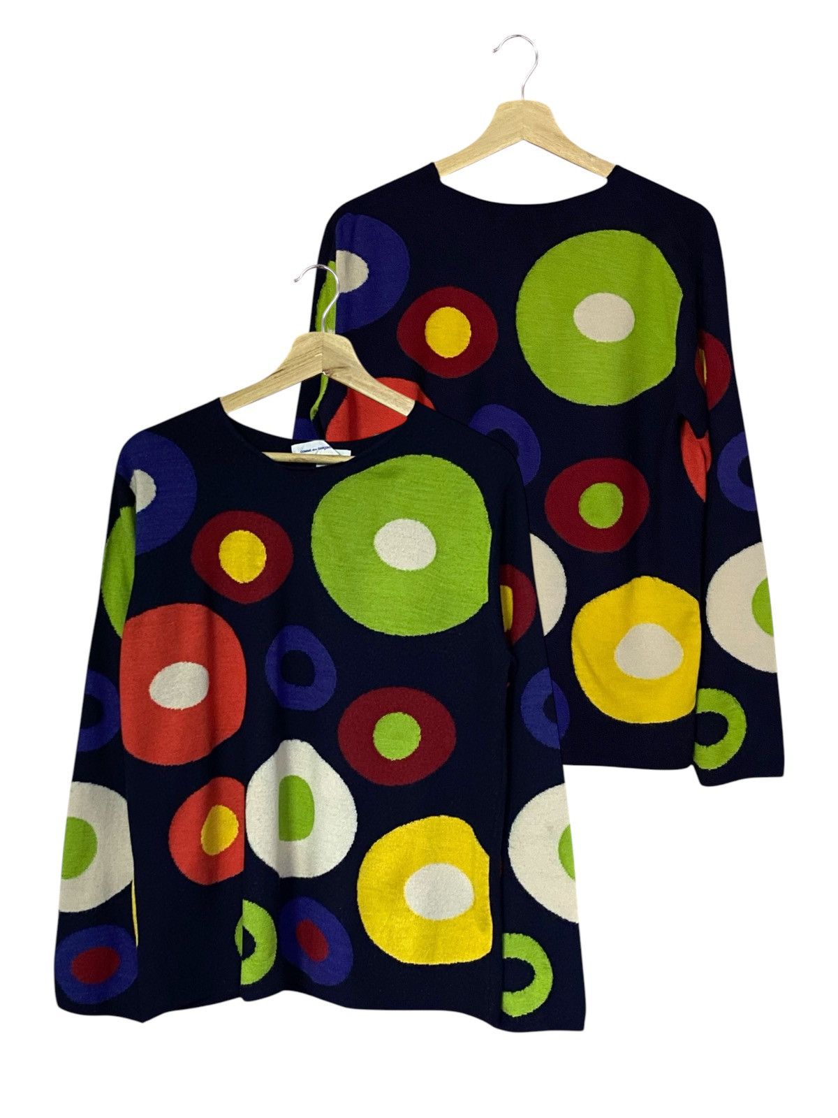Comme des Garcons Comme Des Garçons SHIRT Multicolor Knit Sweater Size US M / EU 48-50 / 2 - 1 Thumbnail