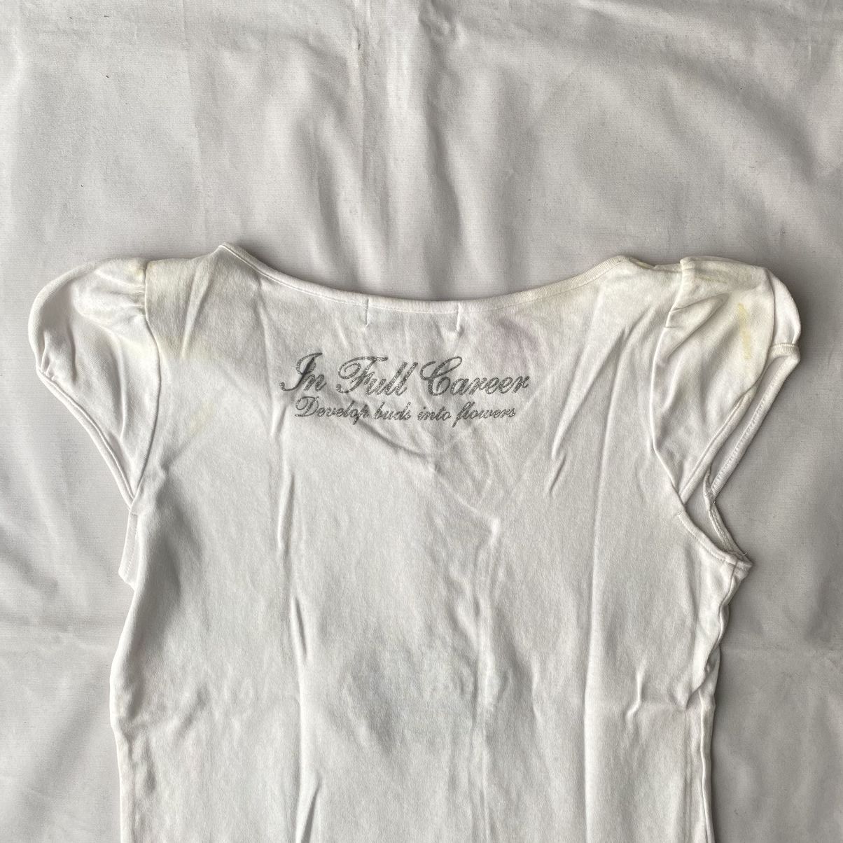 If Six Was Nine × Japanese Brand × Le Grande Bleu (L.G.B.) Vintage Y2K Pendora Diamonds DIOR Style Women's Blouse Size S / US 4 / IT 40 - 9 Thumbnail