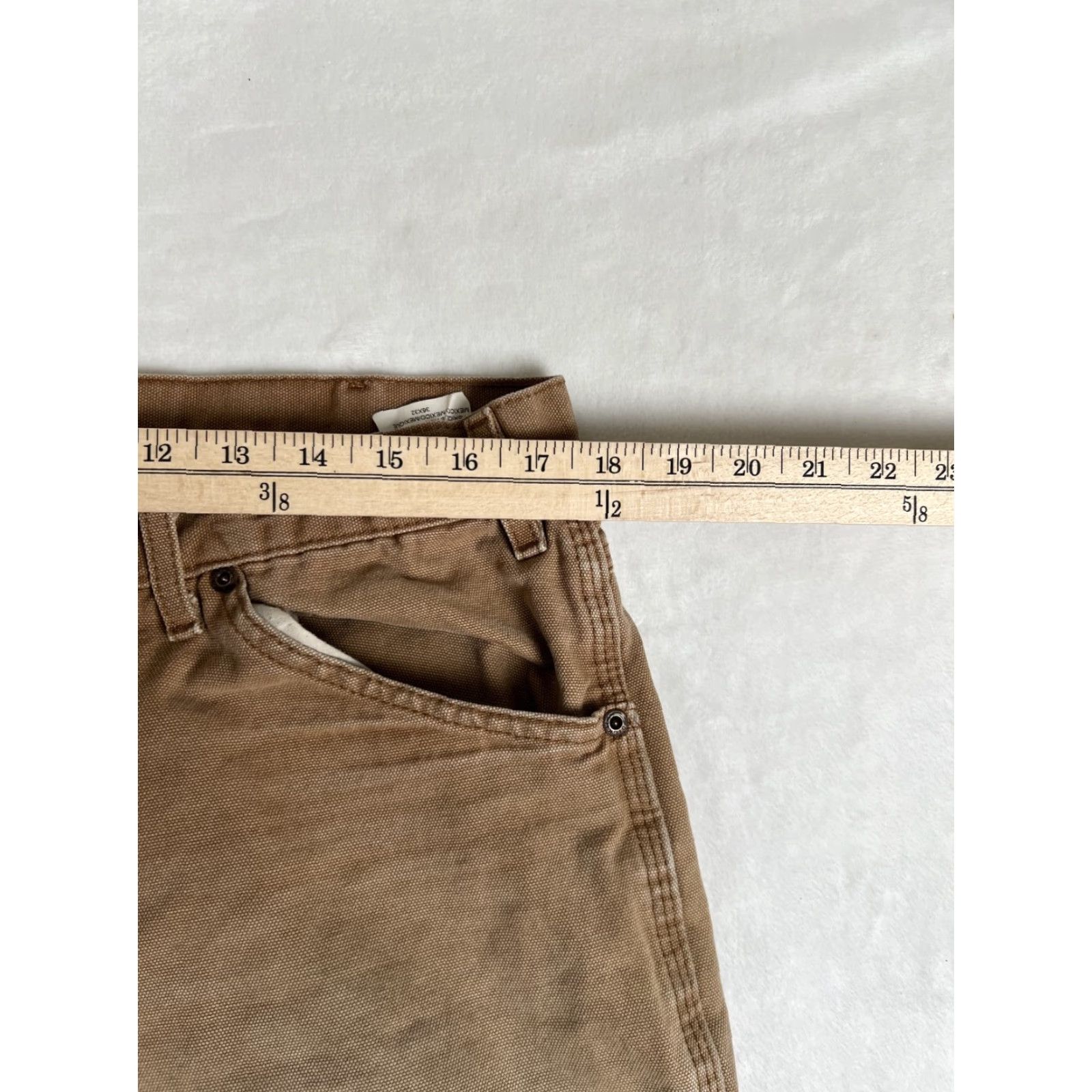 Dickies Dickies Carpenter Pants Workwear Canvas Brown 34x32 Regular Men Pants Grunge 90s Stained Pockets USA Size US 34 / EU 50 - 7 Thumbnail
