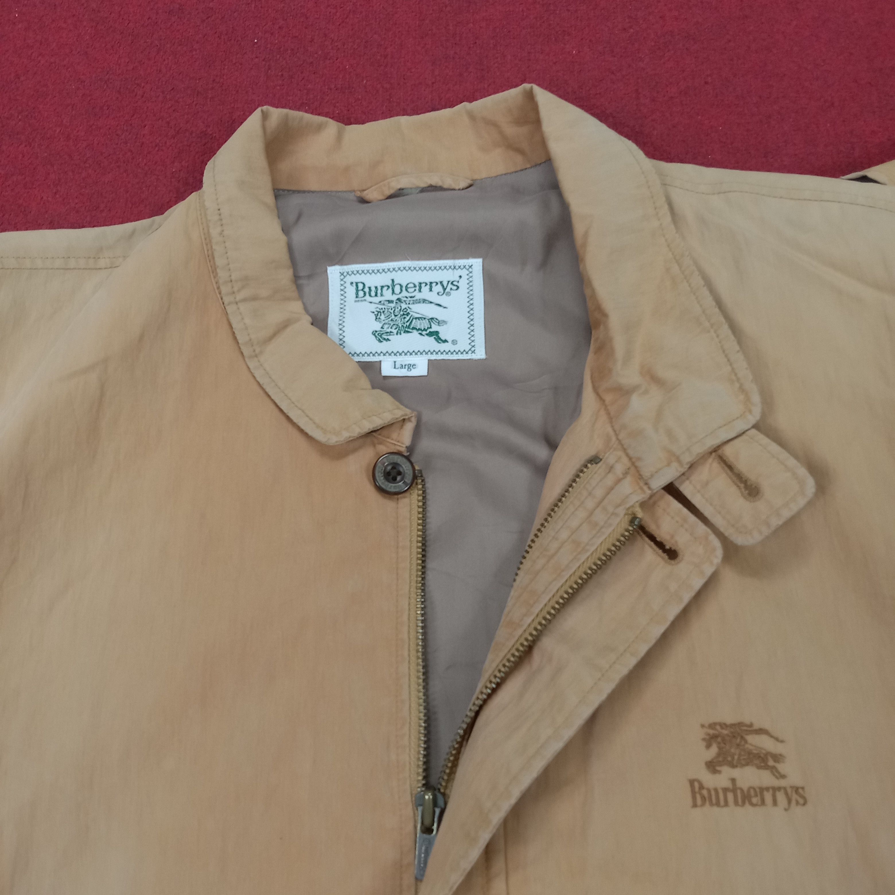 Burberry × Vintage Burberrys Luxury Brand Small Logo Design Jacket Size US L / EU 52-54 / 3 - 6 Thumbnail