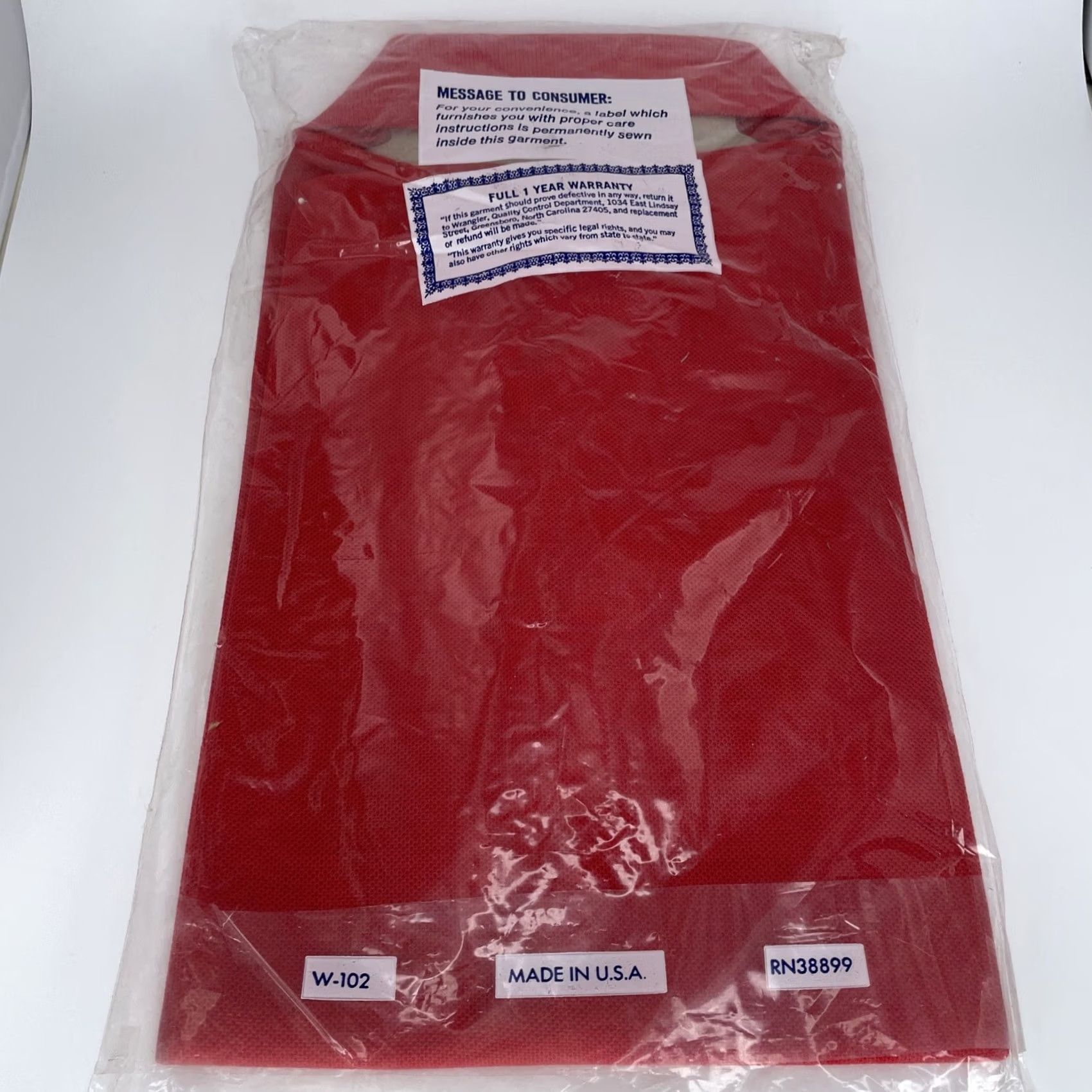 Wrangler VINTAGE Wrangler Polo Shirt Red 70s 80s Small Cotton Short Sleeve USA Mens Boys Size US S / EU 44-46 / 1 - 7 Thumbnail