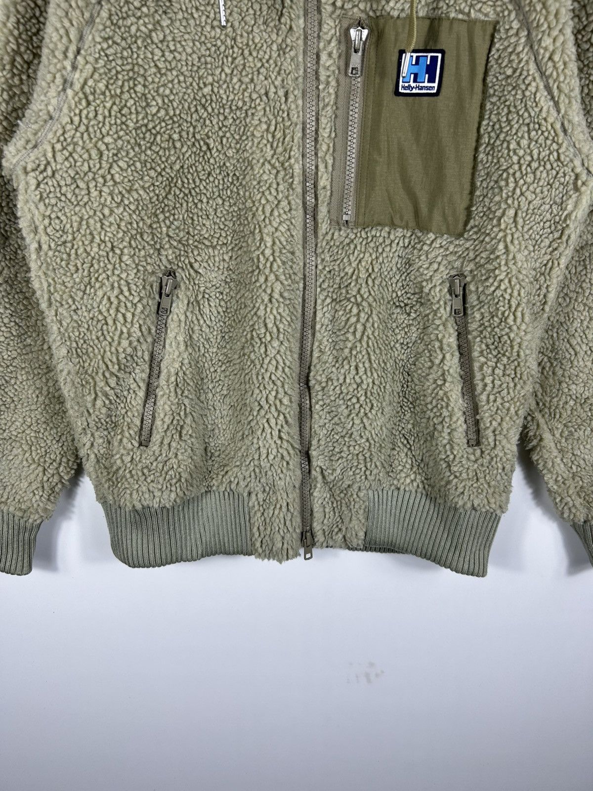 Helly Hansen × Vintage ⚡️Vintage Helly Hansen Deep Pile Fleece Hooded Sweater Size US M / EU 48-50 / 2 - 6 Thumbnail