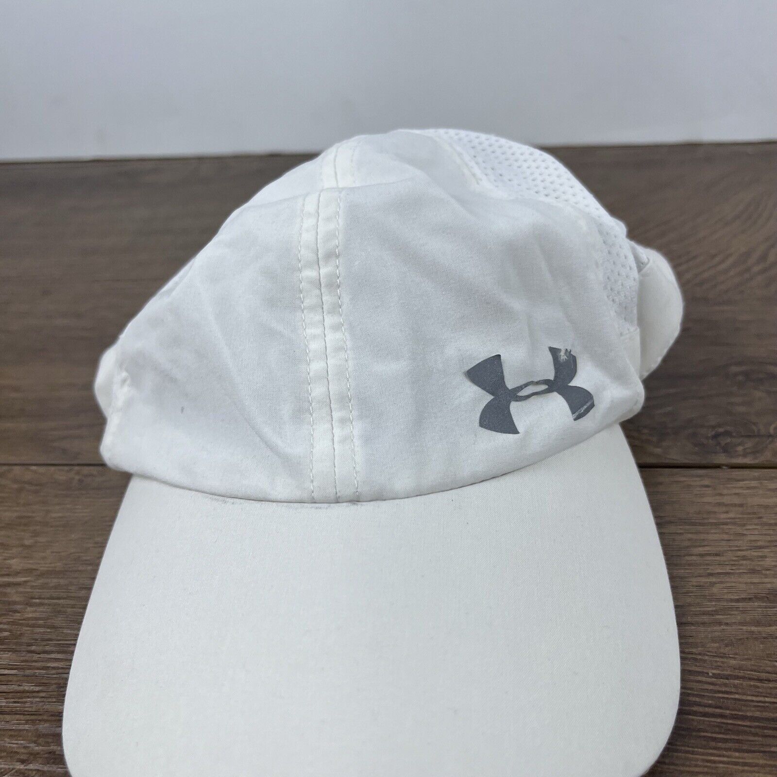 Under Armour Under Armour Running Hat UA Athletic White Hat Adjustable Wo Size ONE SIZE - 6 Thumbnail
