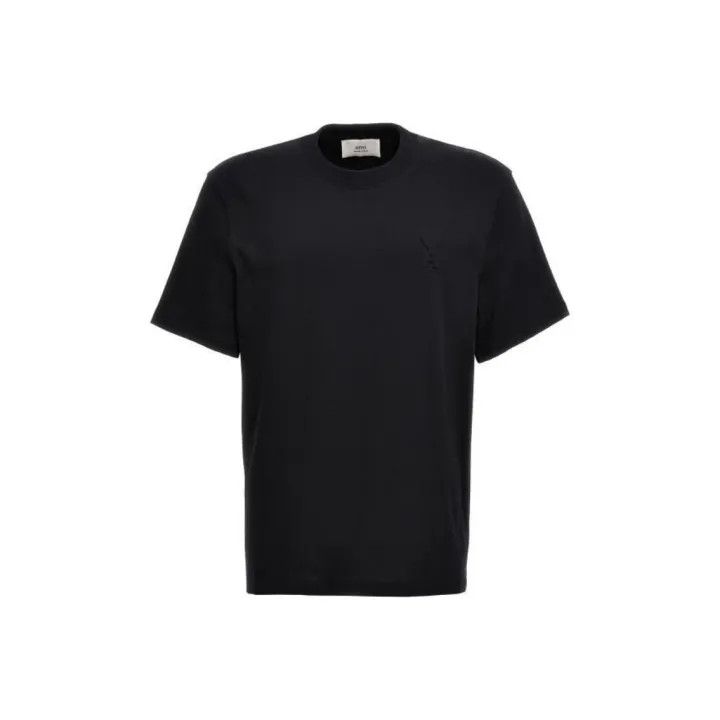 AMIPARIS SS24 Heart Pattern Cotton T-Shirt 0079