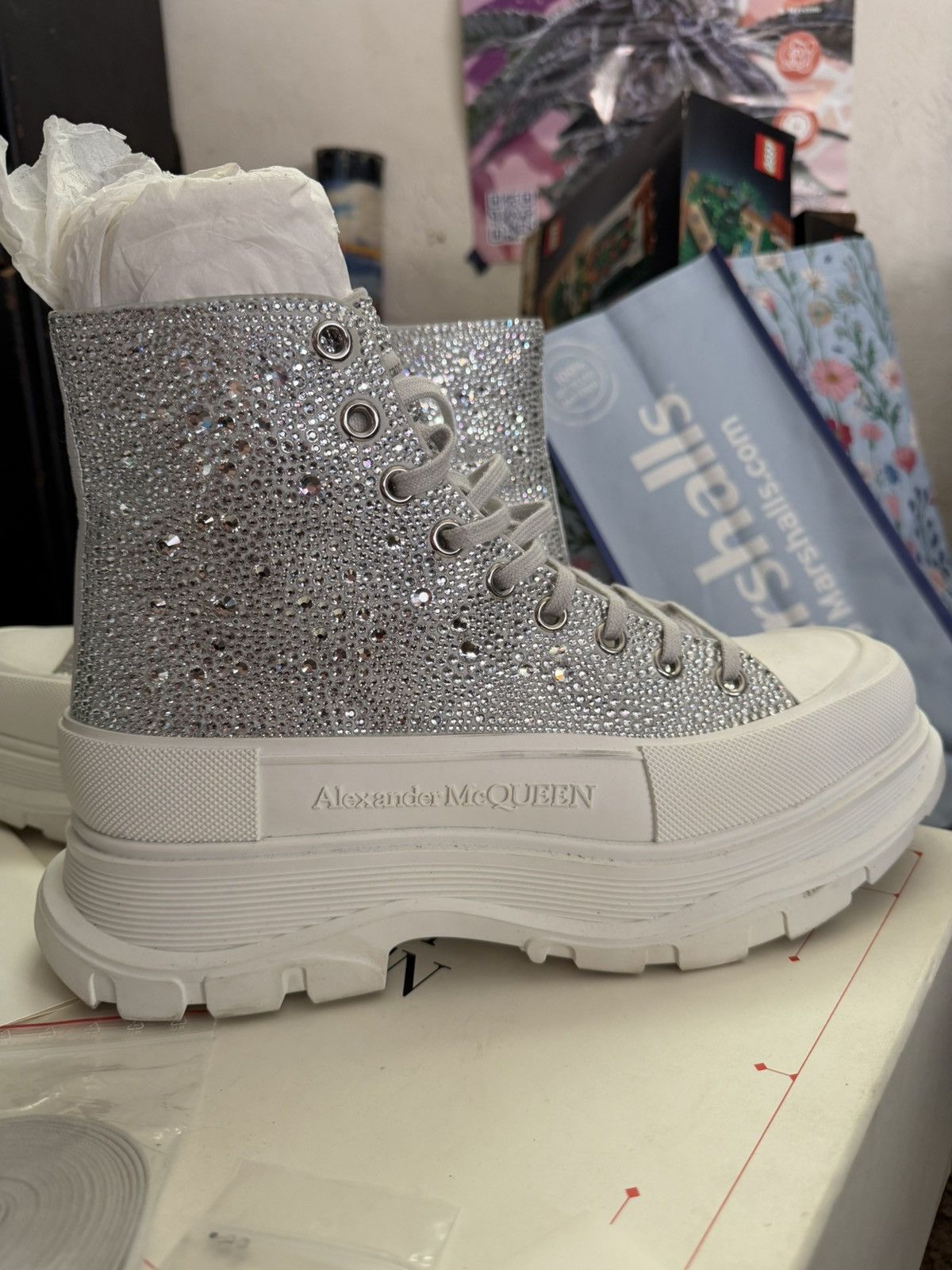 Alexander McQueen Alexander McQueen Crystal Boots Size US 11 / EU 44 - 6 Thumbnail