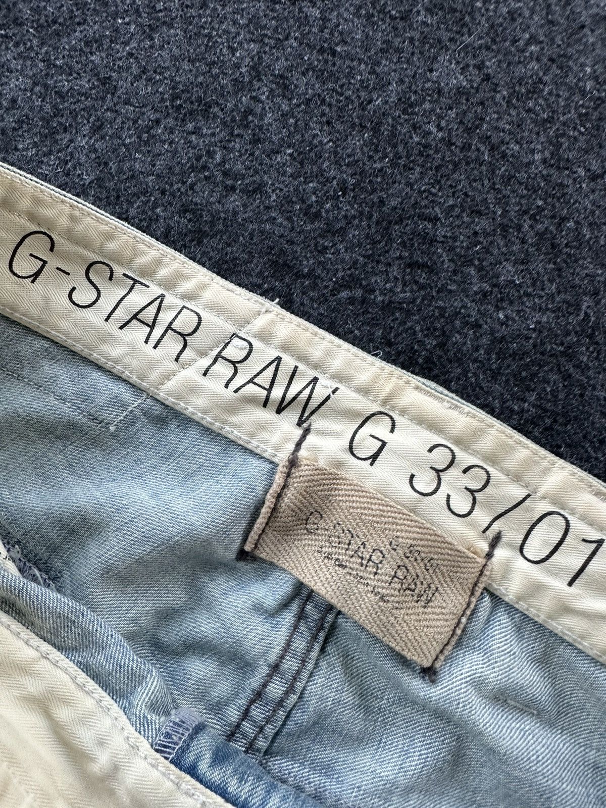 Beauty Beast × G-Star Gstar Raw G33/01 Distressed Denim D167 Size US 29 - 14 Thumbnail