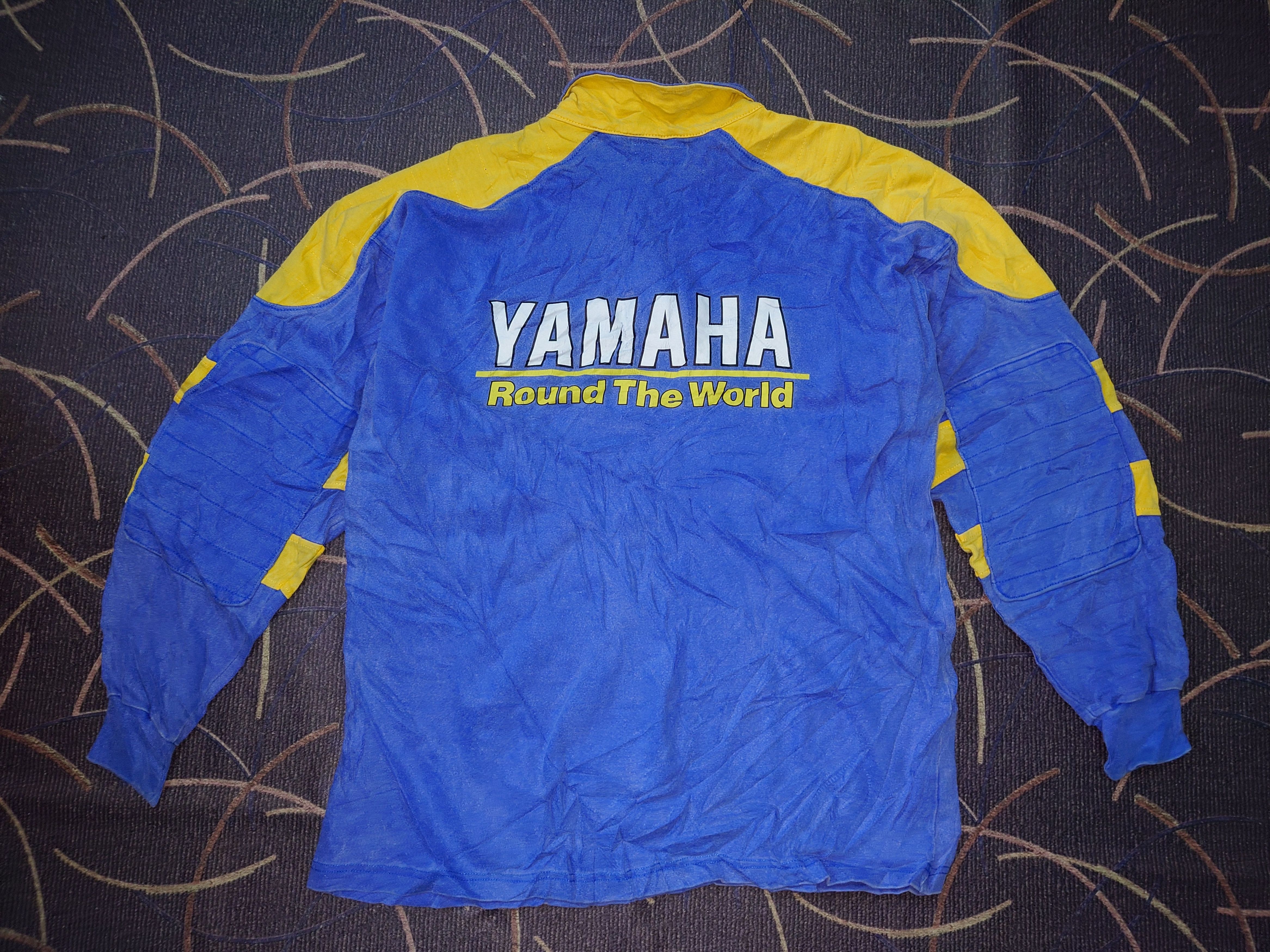 Yamaha Vintage Yamaha Marine Round The World Rugby Shirt Size US M / EU 48-50 / 2 - 1 Thumbnail