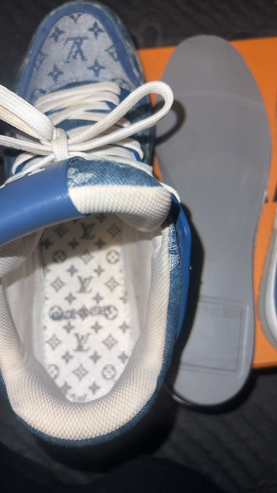 Designer × Louis Vuitton Louis Vuitton trainer monogram denim Size US 10 / EU 43 - 9 Thumbnail