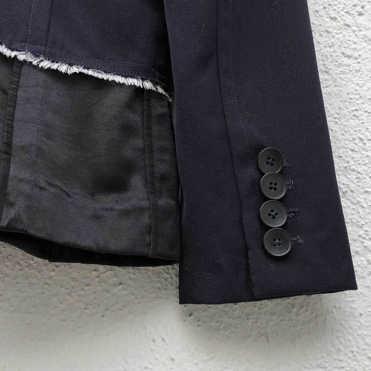 DKNY DKNY Black Layered Blazer Size S / US 4 / IT 40 - 6 Thumbnail