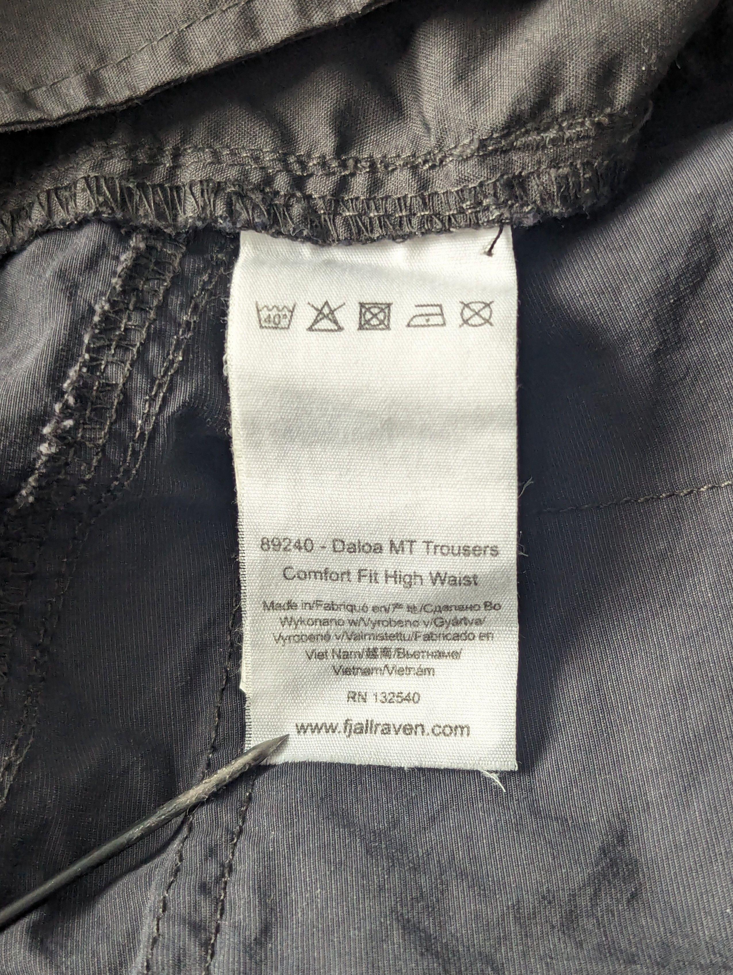 Fjallraven Fjällräven 89240 Daloa MT Trousers Comfort Fit High Waist Size 30" / US 8 / IT 44 - 14 Thumbnail