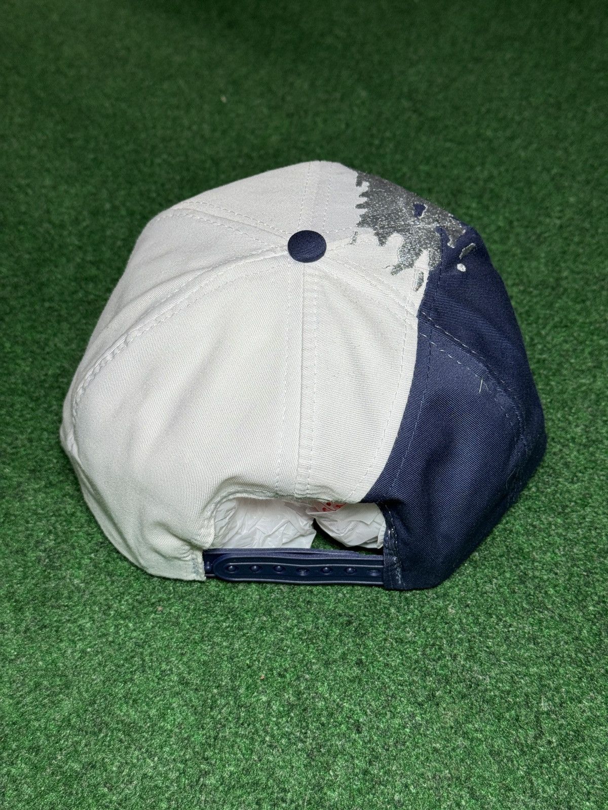Logo Athletic Vintage Dallas Cowboys Logo 7 Splash White Snapback Hat Cap Size ONE SIZE - 3 Thumbnail