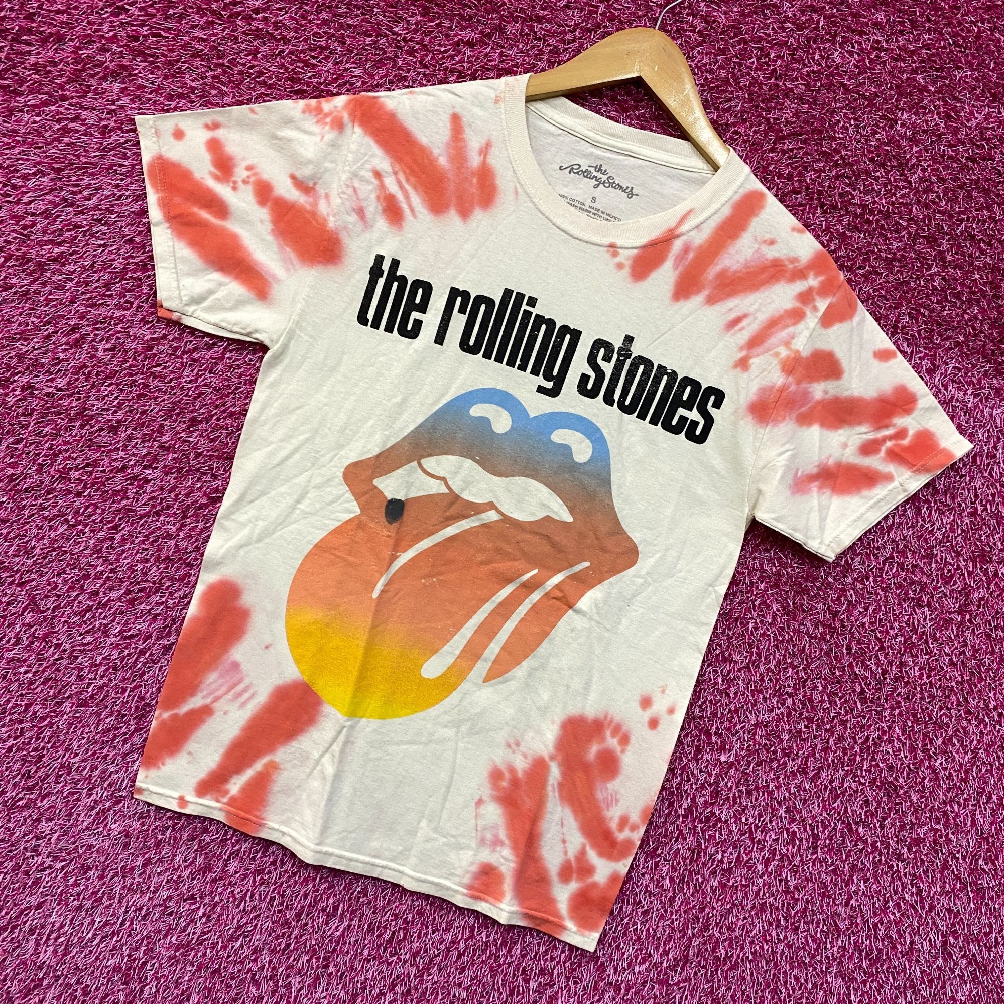 The Rolling Stones The Rolling Stones Sunset Rock Distressed Tie Dye Tshirt siz Size S / US 4 / IT 40 - 3 Thumbnail