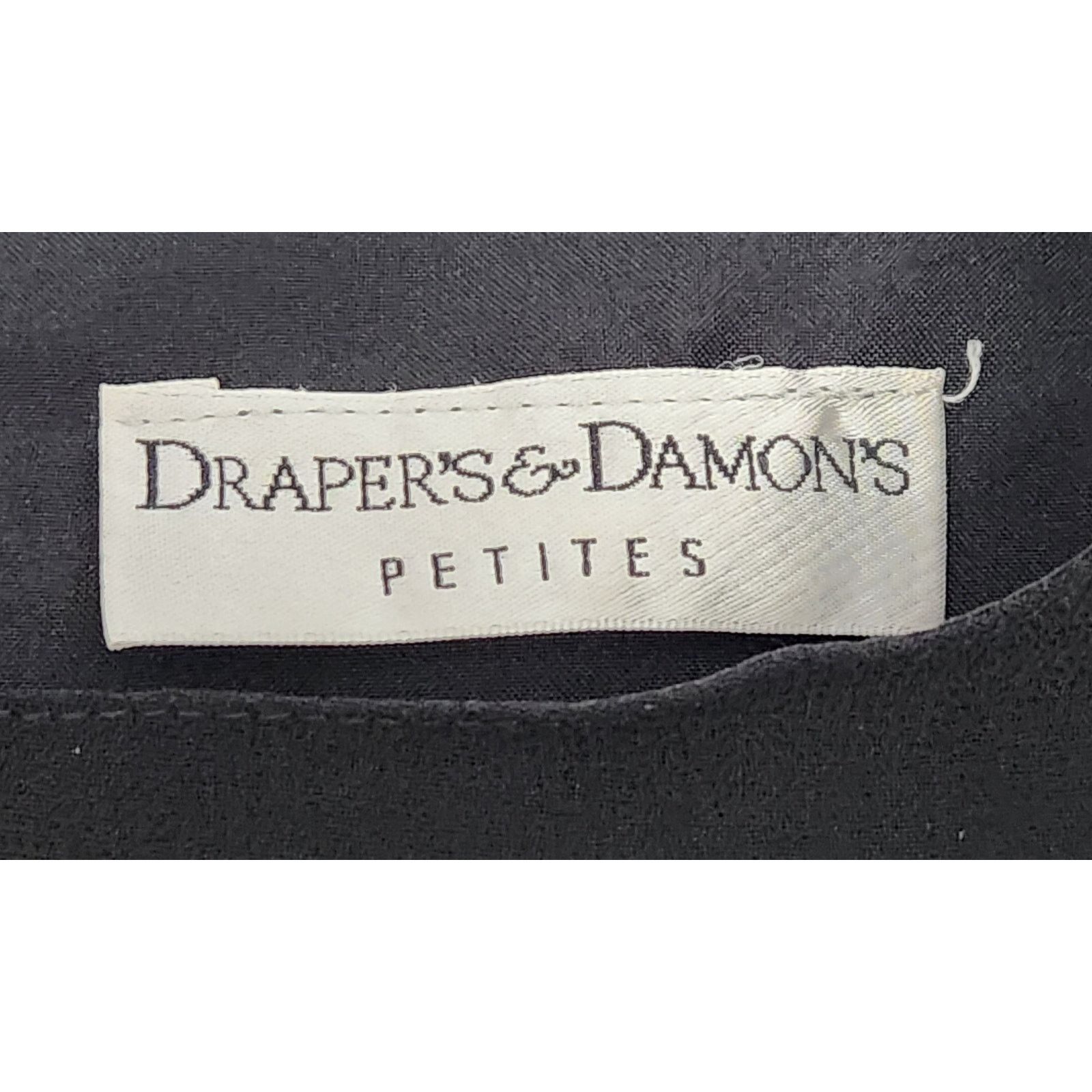 Other Draper's & Damon's Petites Black Lined Sleeveless Top XLP Size XL / US 12-14 / IT 48-50 - 5 Thumbnail