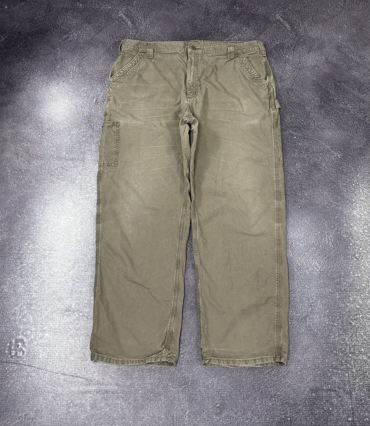 Carhartt Vintage Carhartt Original Dungaree Fit Carpenter Baggy Pants Size US 42 / EU 58 - 2 Thumbnail