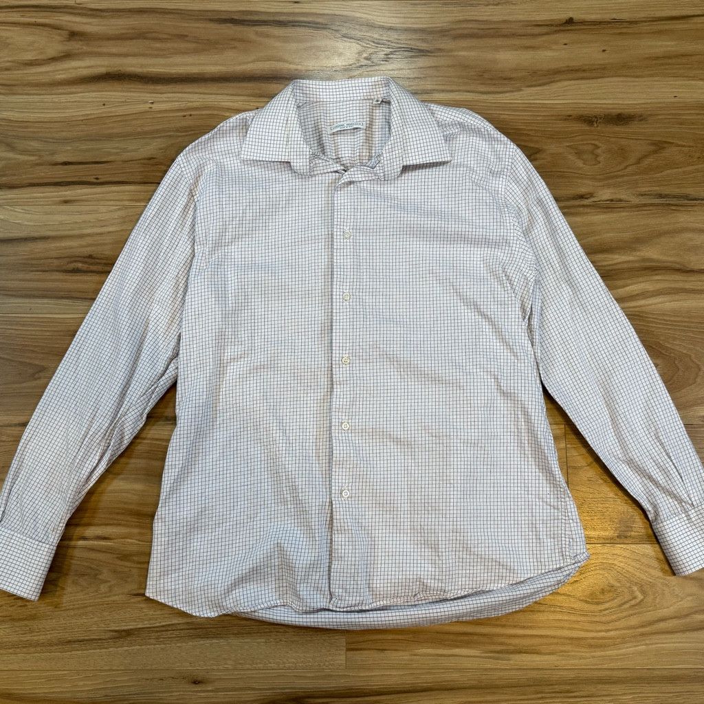 Z Brand Luciano Moresco Men’s Button Shirt Size 41/16 Italy Size 38L - 1 Thumbnail