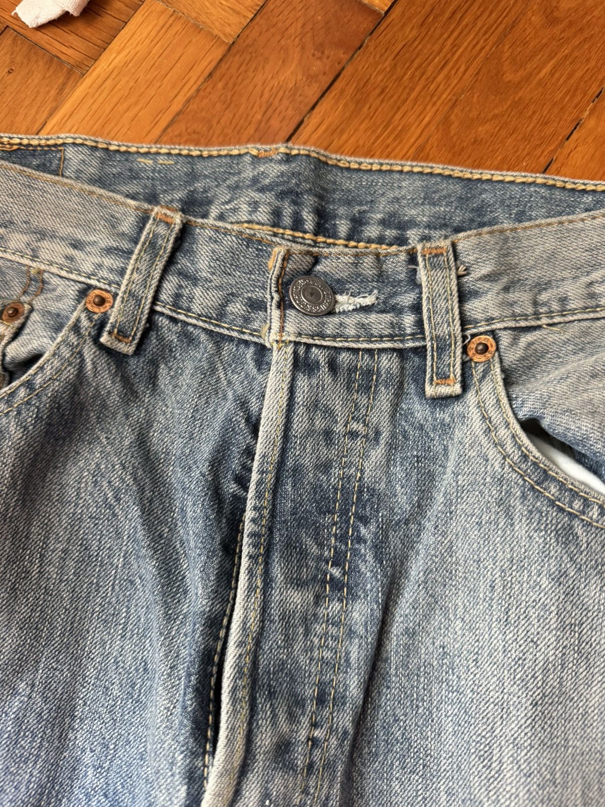 Levi's Vintage Clothing Levi’s Vintage factory inforced knee denim jeans Size US 31 - 4 Thumbnail