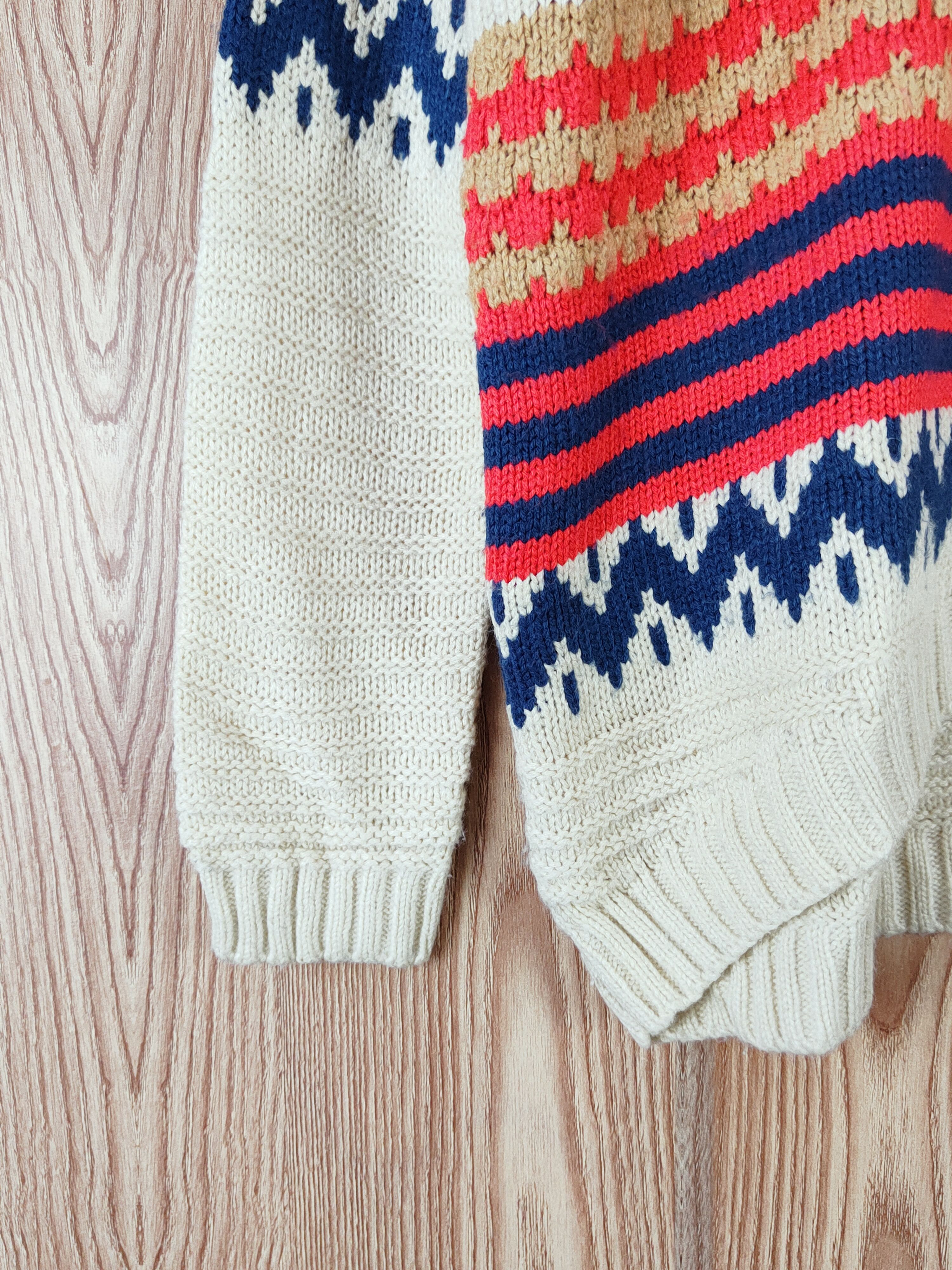 Japanese Brand × Vintage Japanese Brand Brown Knitwear Sweatshirts #W662 Size US M / EU 48-50 / 2 - 4 Thumbnail