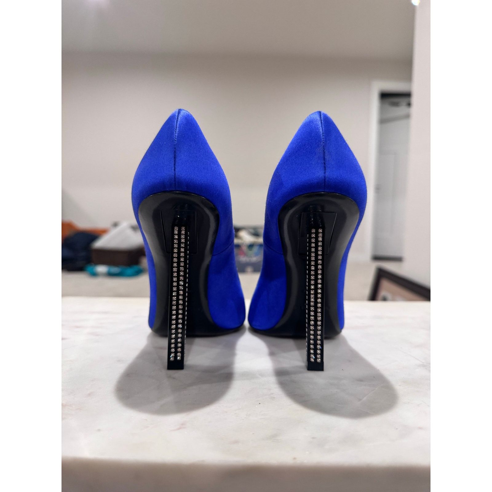 Saint Laurent Paris Saint Laurent Tower Crystal Toe Pump, EU36, 9/10, $1,295.00 Size US 6 / IT 36 - 3 Thumbnail