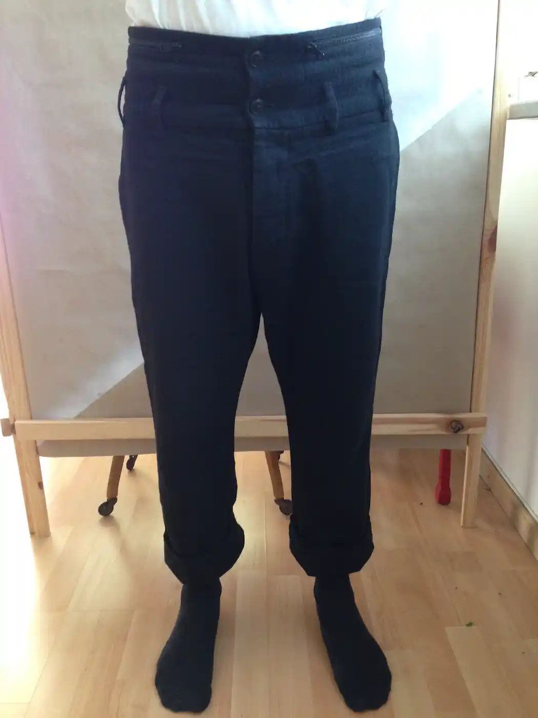 Ann Demeulemeester Ann Demeulemeester high waisted cropped pants Size US 32 / EU 48 - 4 Thumbnail