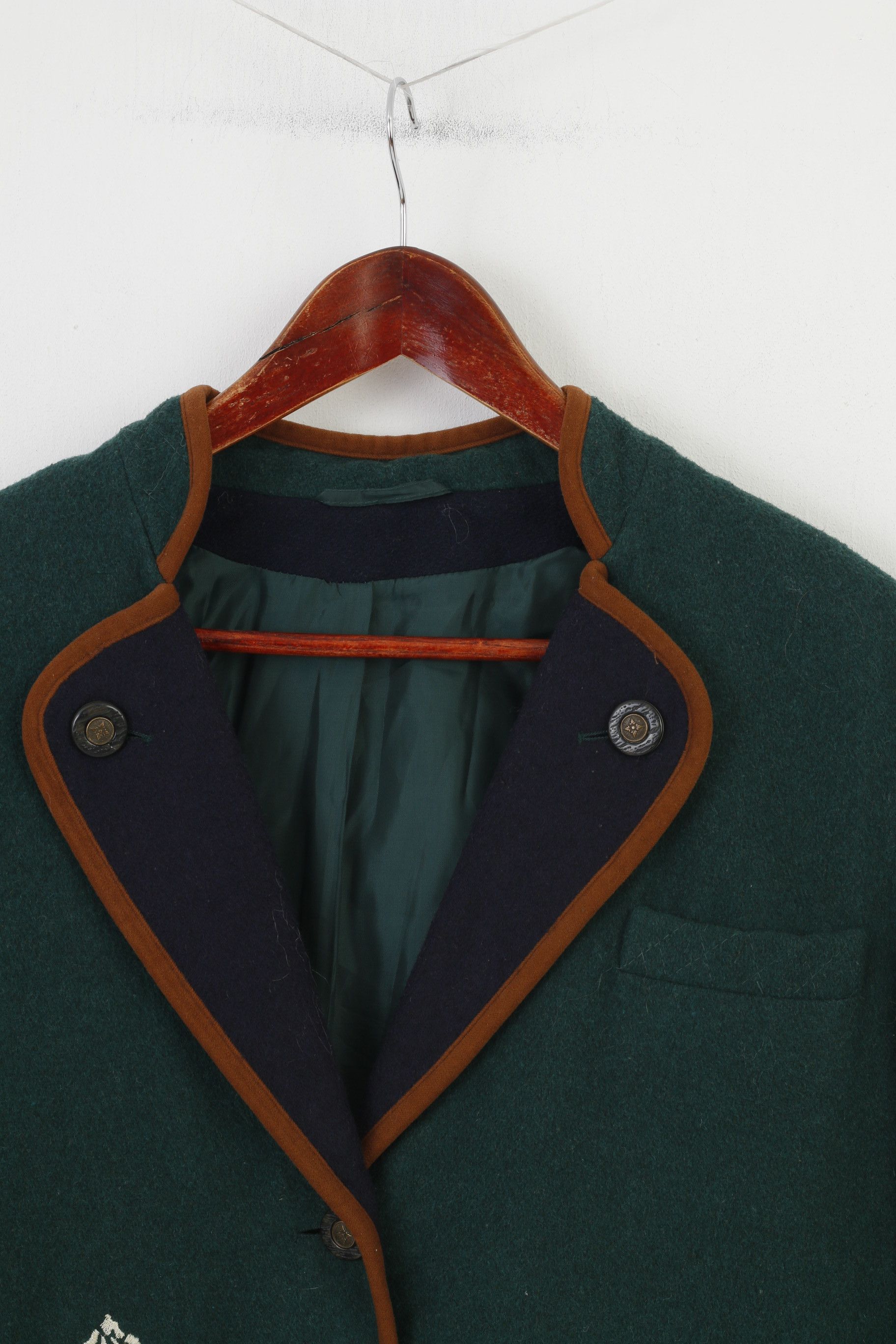 Vintage Vintage Woman L Jacket Green Tyrol Trachten Top 0288 Size L / US 10 / IT 46 - 2 Thumbnail