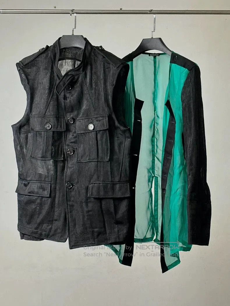 Ann Demeulemeester S/S16 Two-Piece Jacket.