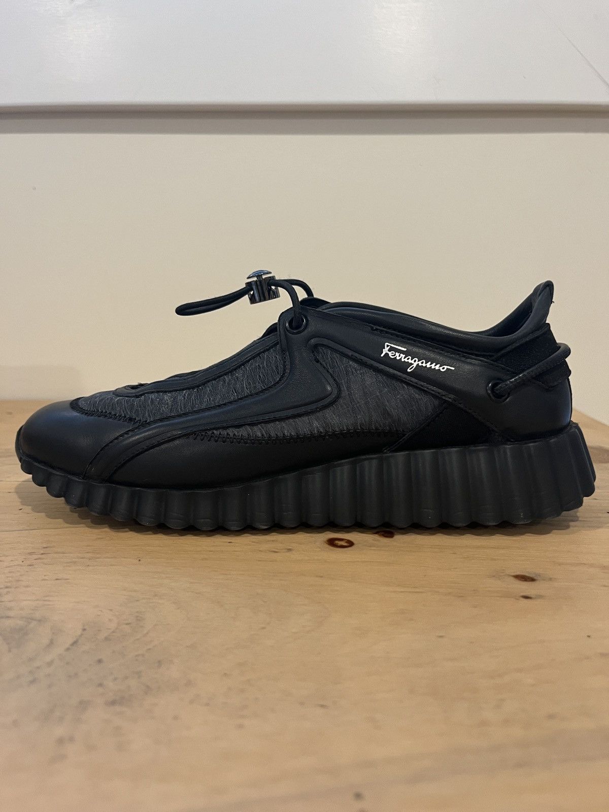 Salvatore Ferragamo Pixie toggle-fastening sneakers Size US 7 / IT 37 - 1 Thumbnail