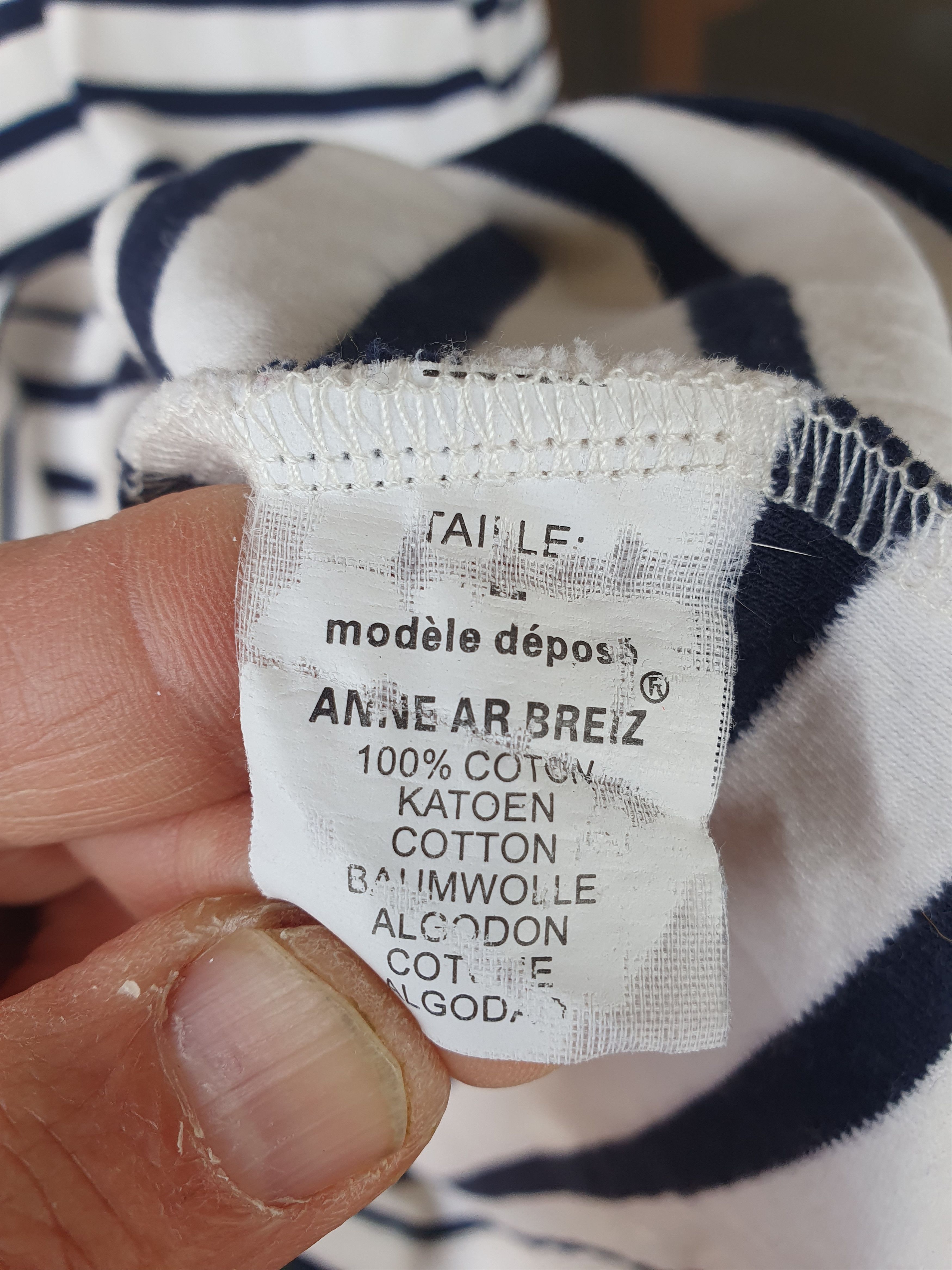Other Anne Ar Breiz Sailor Striped Breton long sleeve top Unisex Size US L / EU 52-54 / 3 - 10 Thumbnail