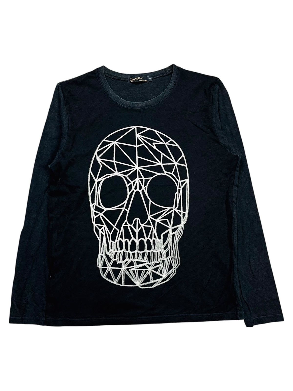 If Six Was Nine 2000s Spyware - Skullhead Layered Mesh Longsleeve Size US M / EU 48-50 / 2 - 1 Thumbnail
