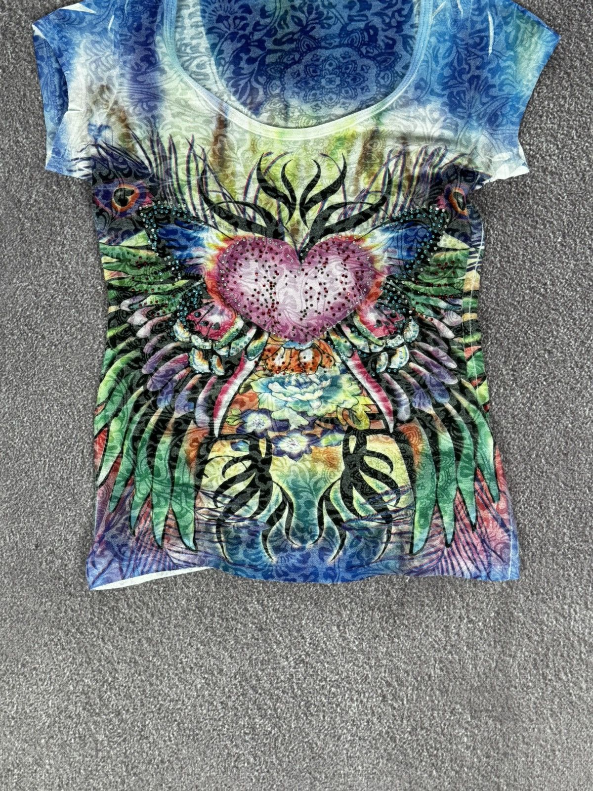 Hysteric Glamour Vintage 00s Aesthertic Crazy Print Grunge Tank Top Size M / US 6-8 / IT 42-44 - 3 Thumbnail